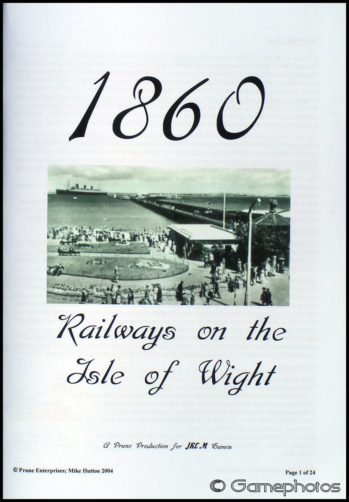1860 - Rulebook Cover