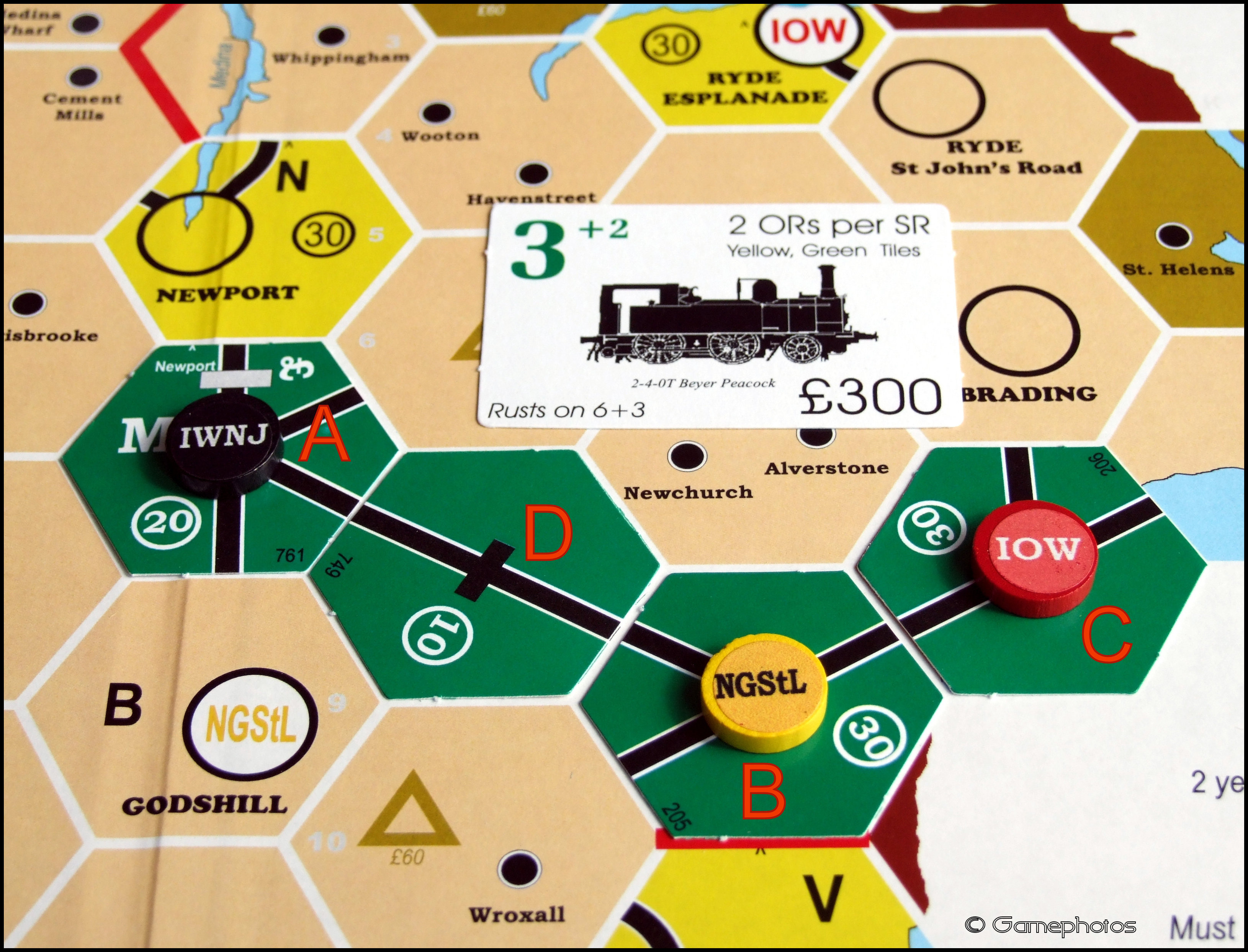 1860 - Tokened Out Train Route