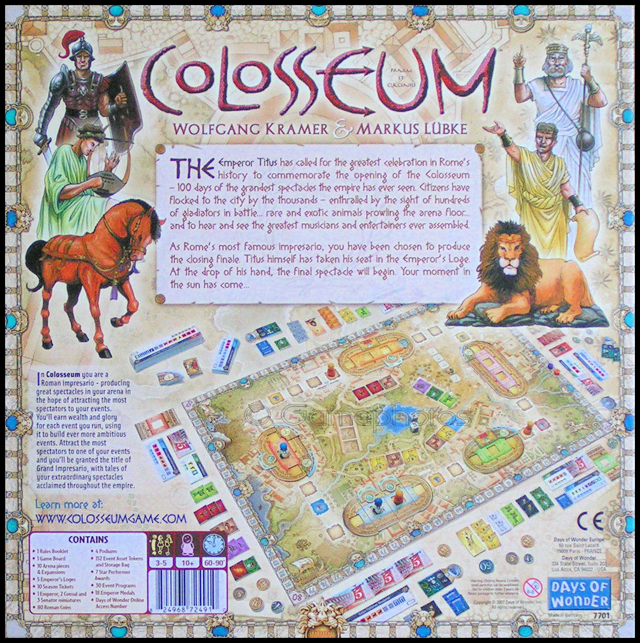 Colosseum - Box Back