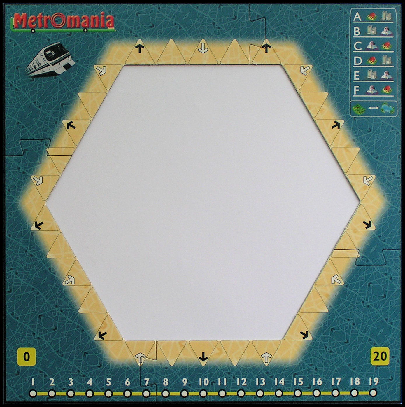 Metromania - Outer Game Board