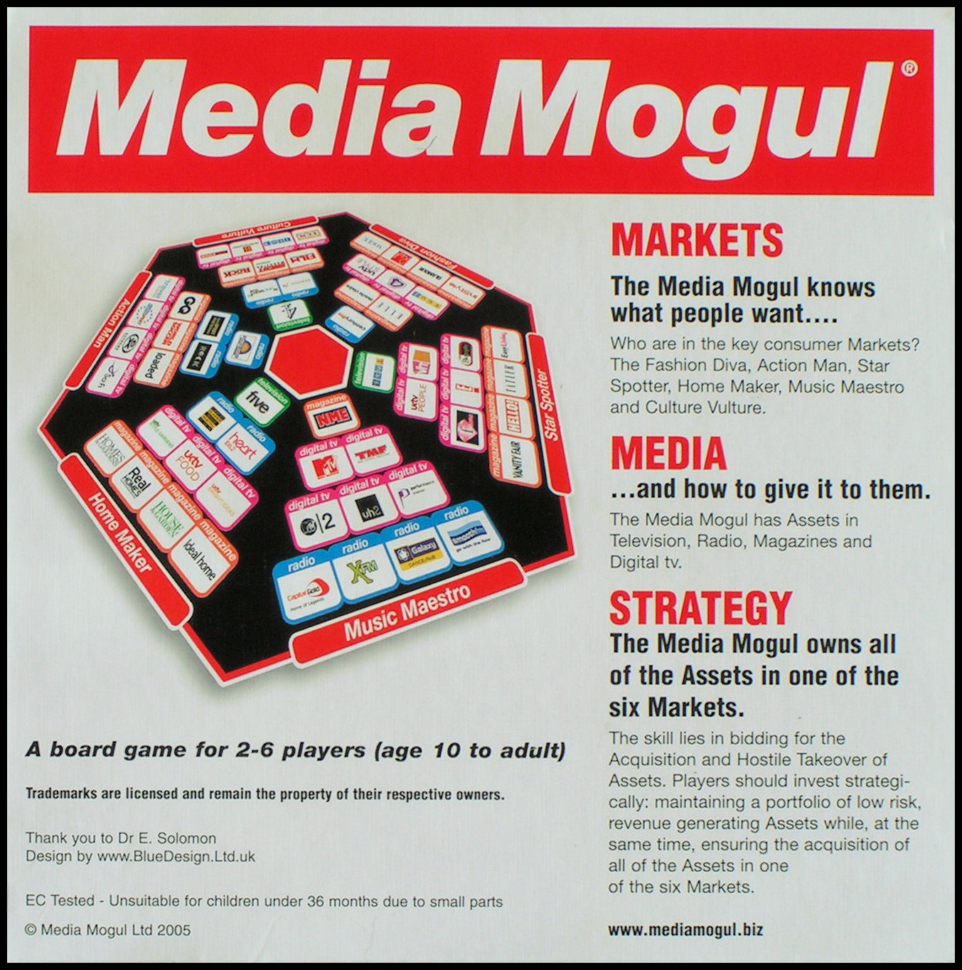 Media Mogul - Box Back