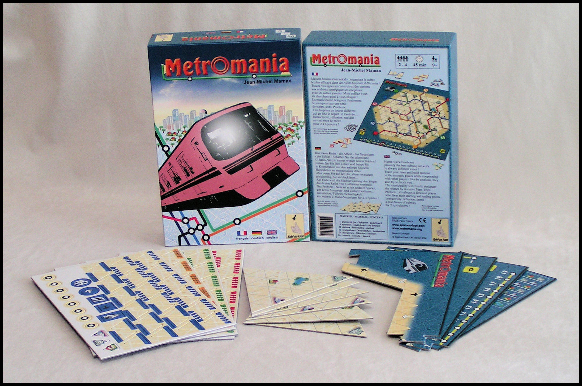 Metromania - Box Contents