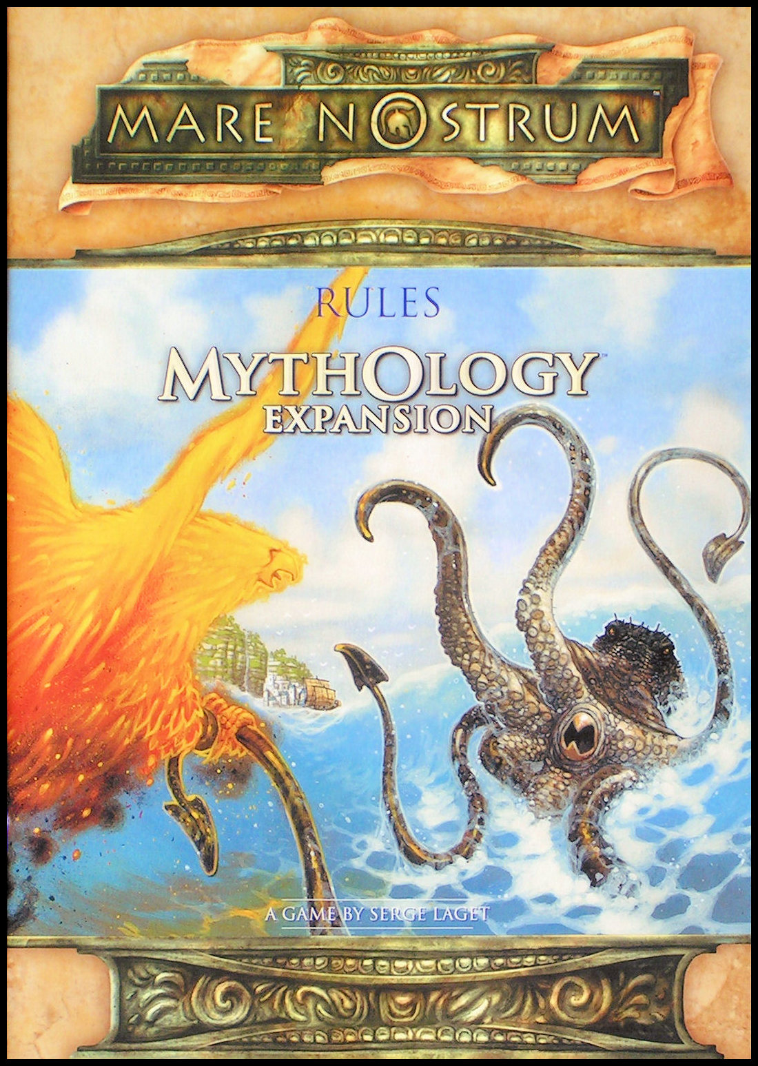 Mare Nostrum Mythology Expansion - Rulebook Cover