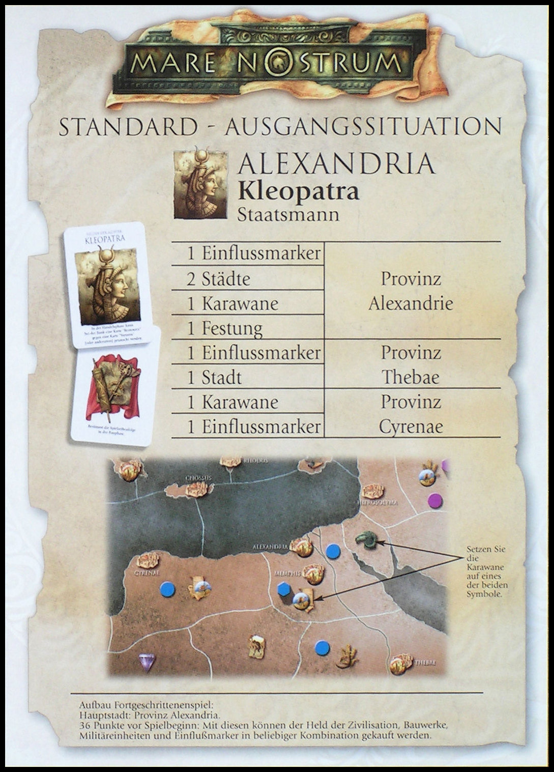 Mare Nostrum - Alexandria Card (German)