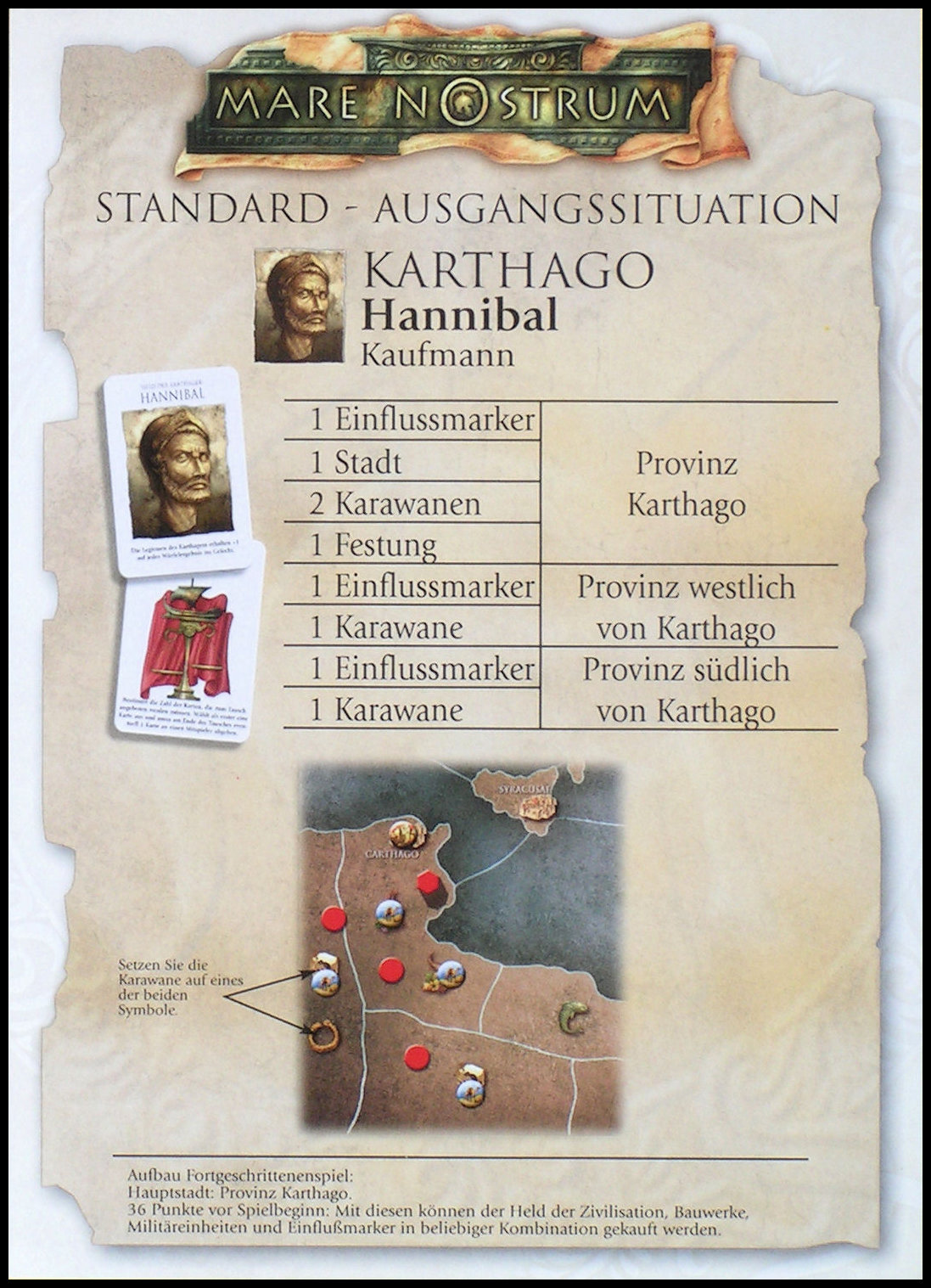 Mare Nostrum - Carthage Card (German)
