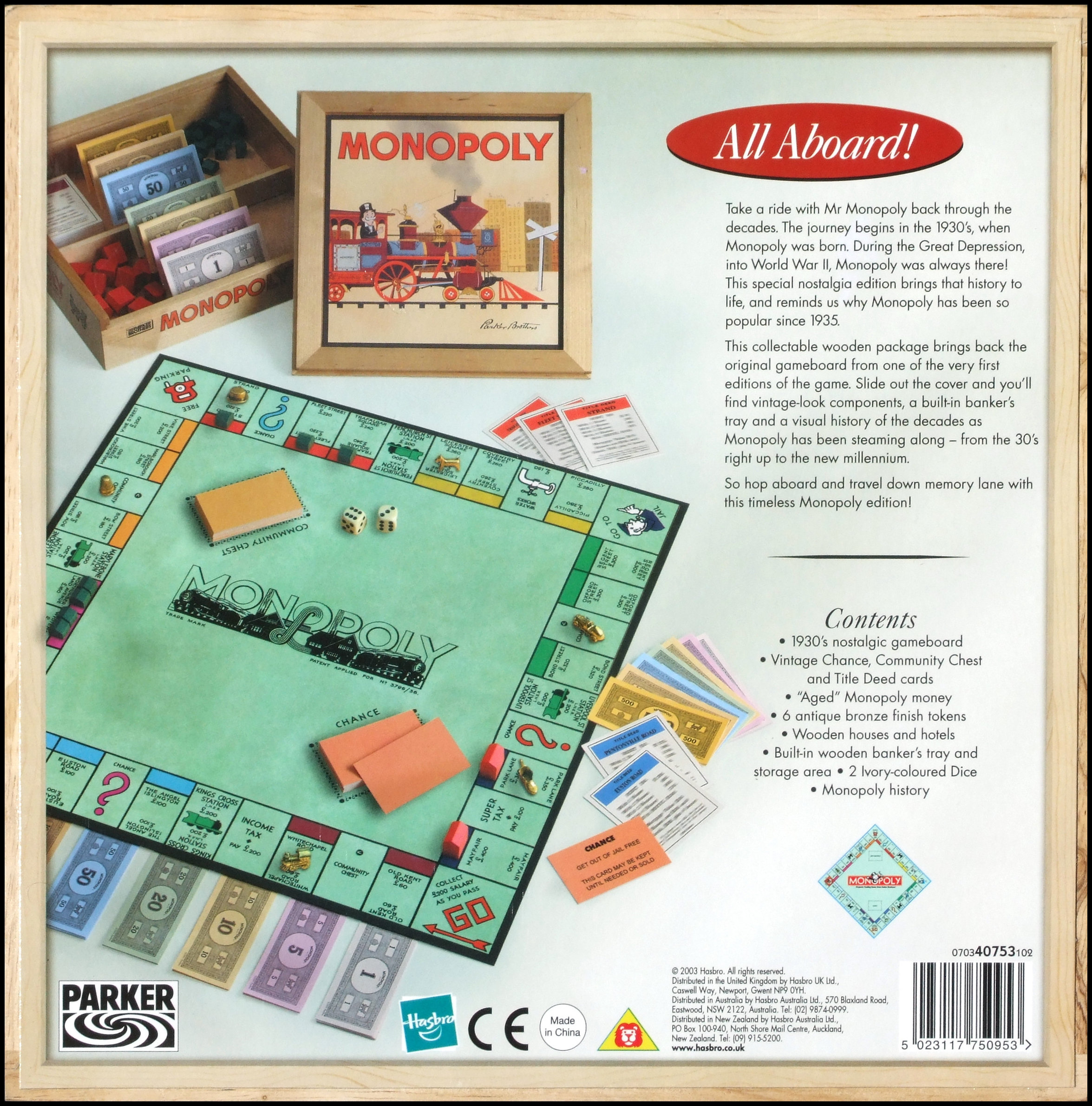 Monopoly - Box Back