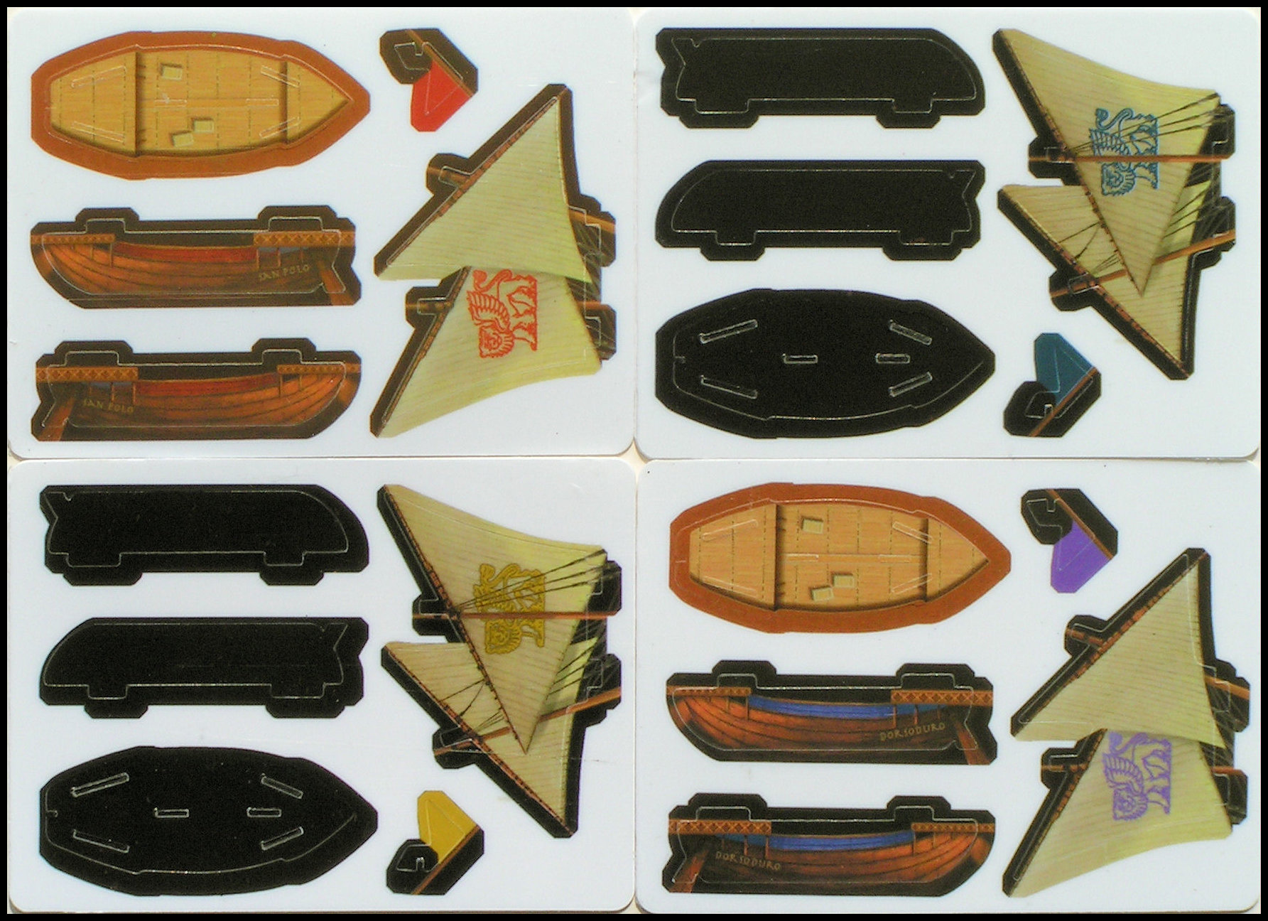 Oltre Mare - Player Ships (Still InN Card Form)