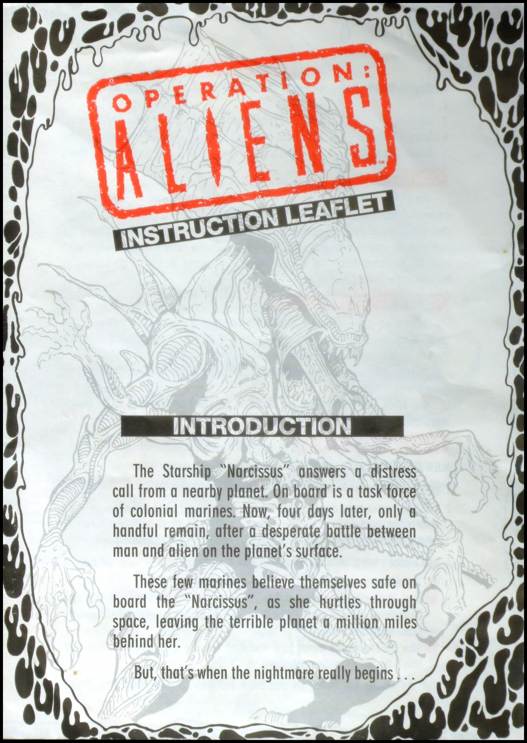 Operation Aliens - Rulebook Cover