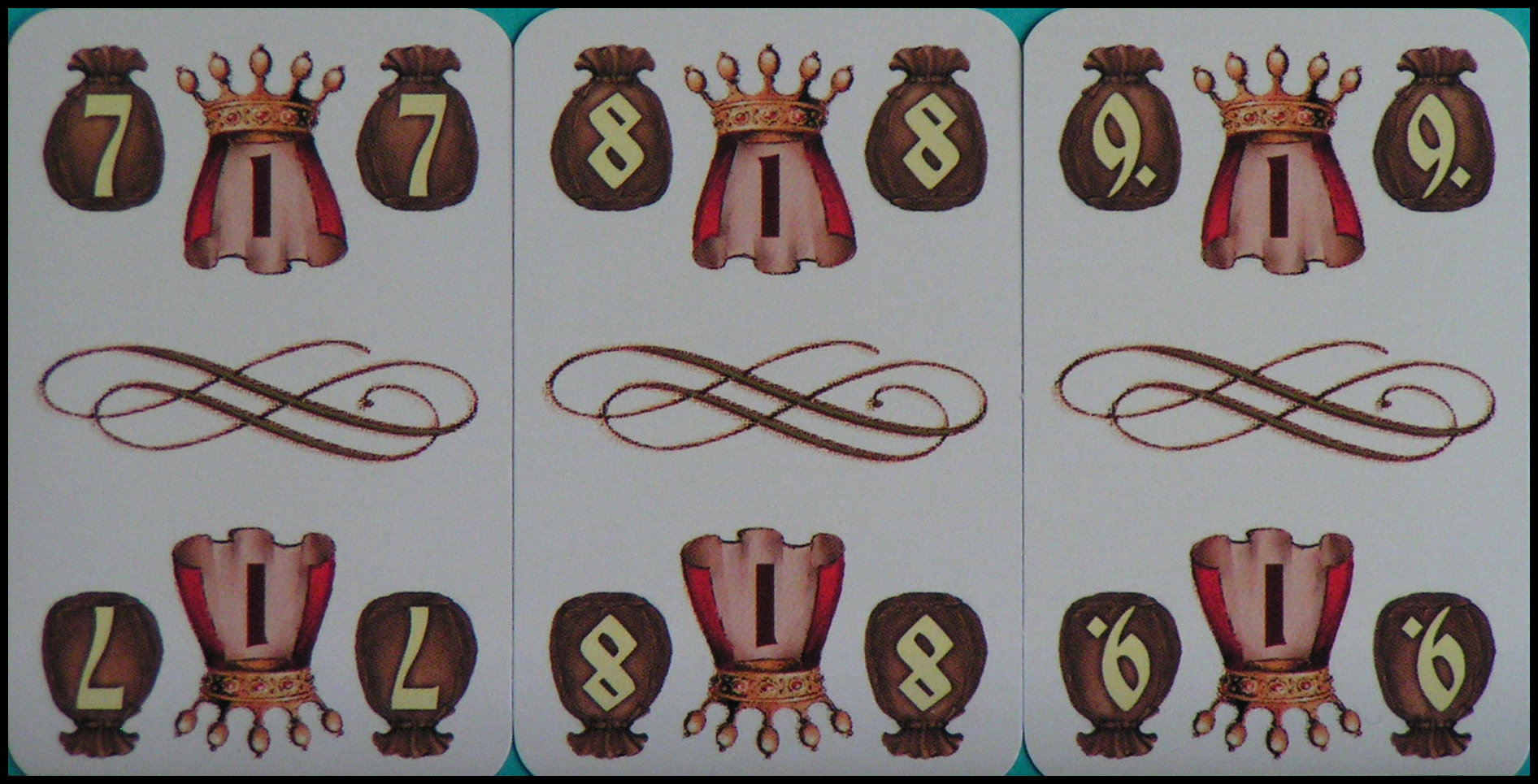 Pizzaro - Money Cards, 7 to 9