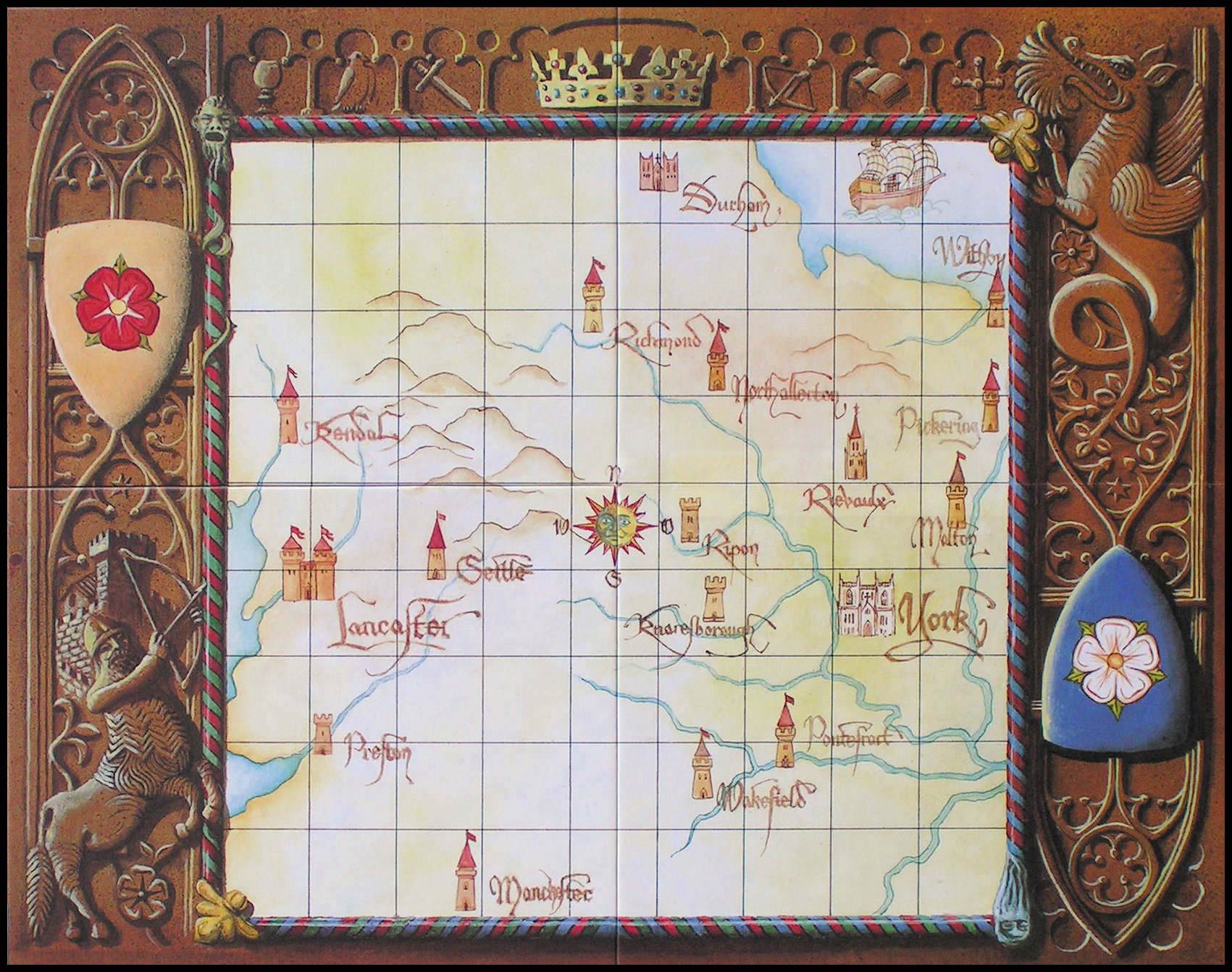 Rosenkoenig - Game Board