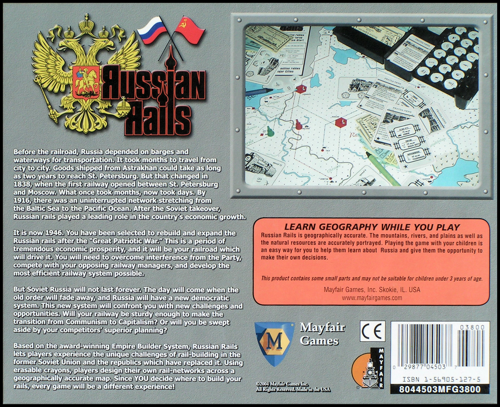 Russian Rails - Box Back