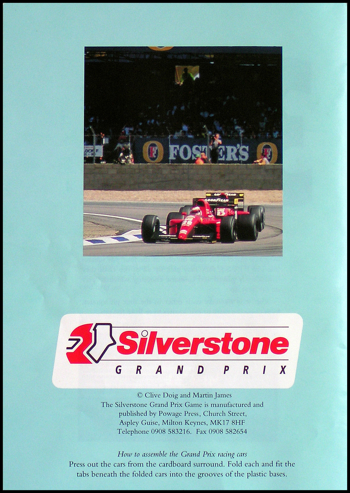 Silverstone - Rulebook Back