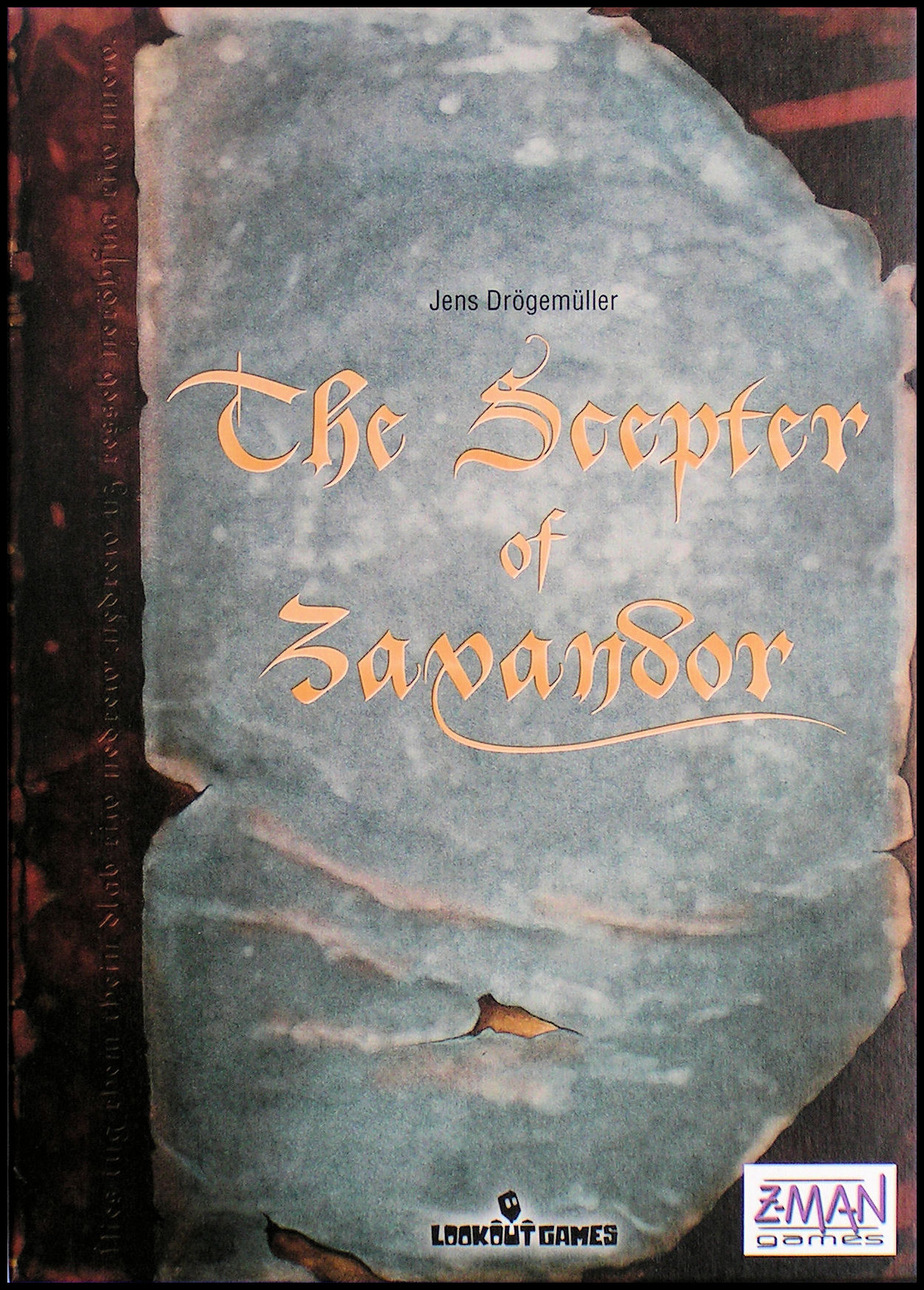 The Scepter Of Zavandor - Box Front