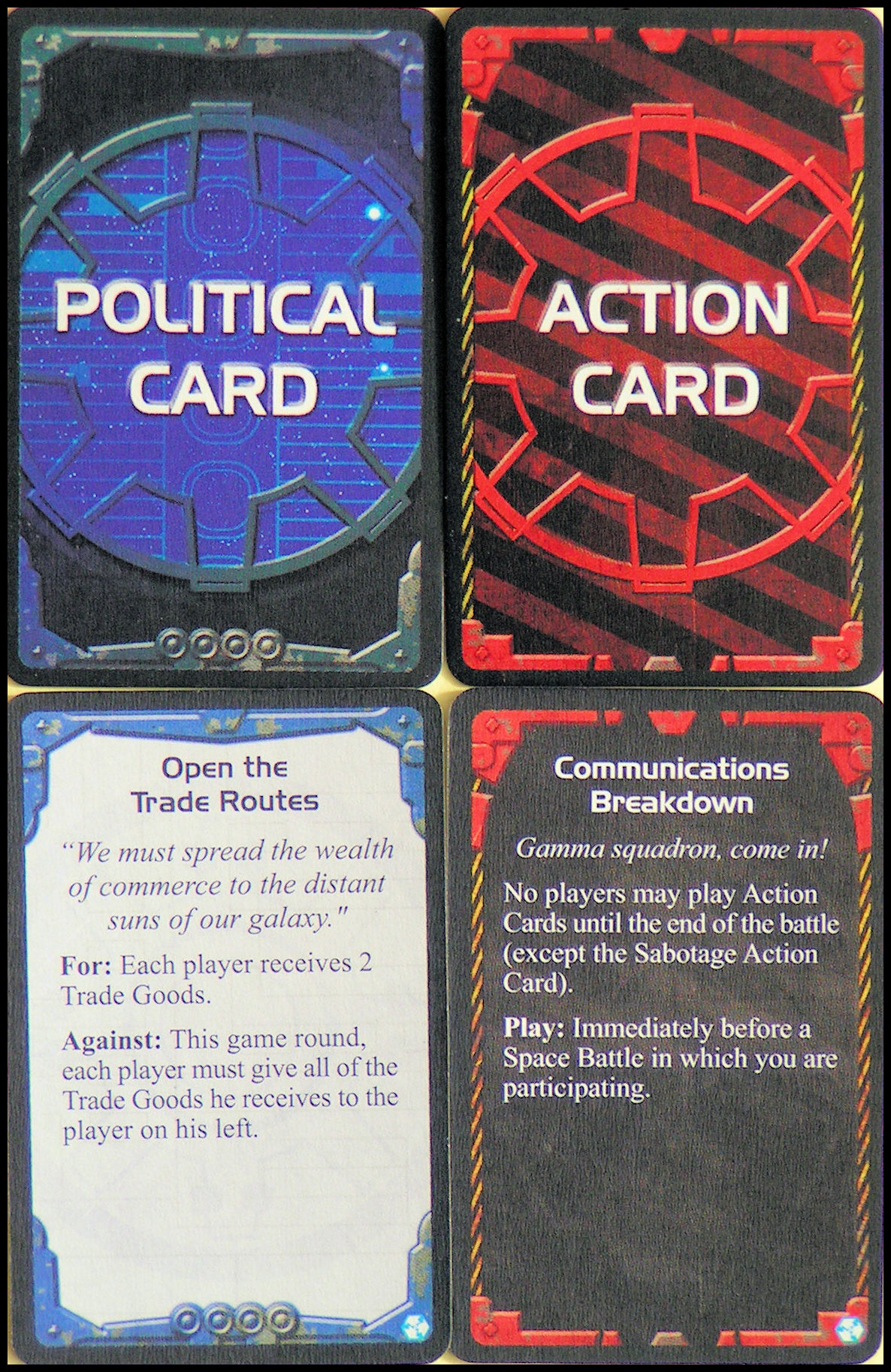 Twilight Imperium 3 Shattered Empire - Political And Action Cards