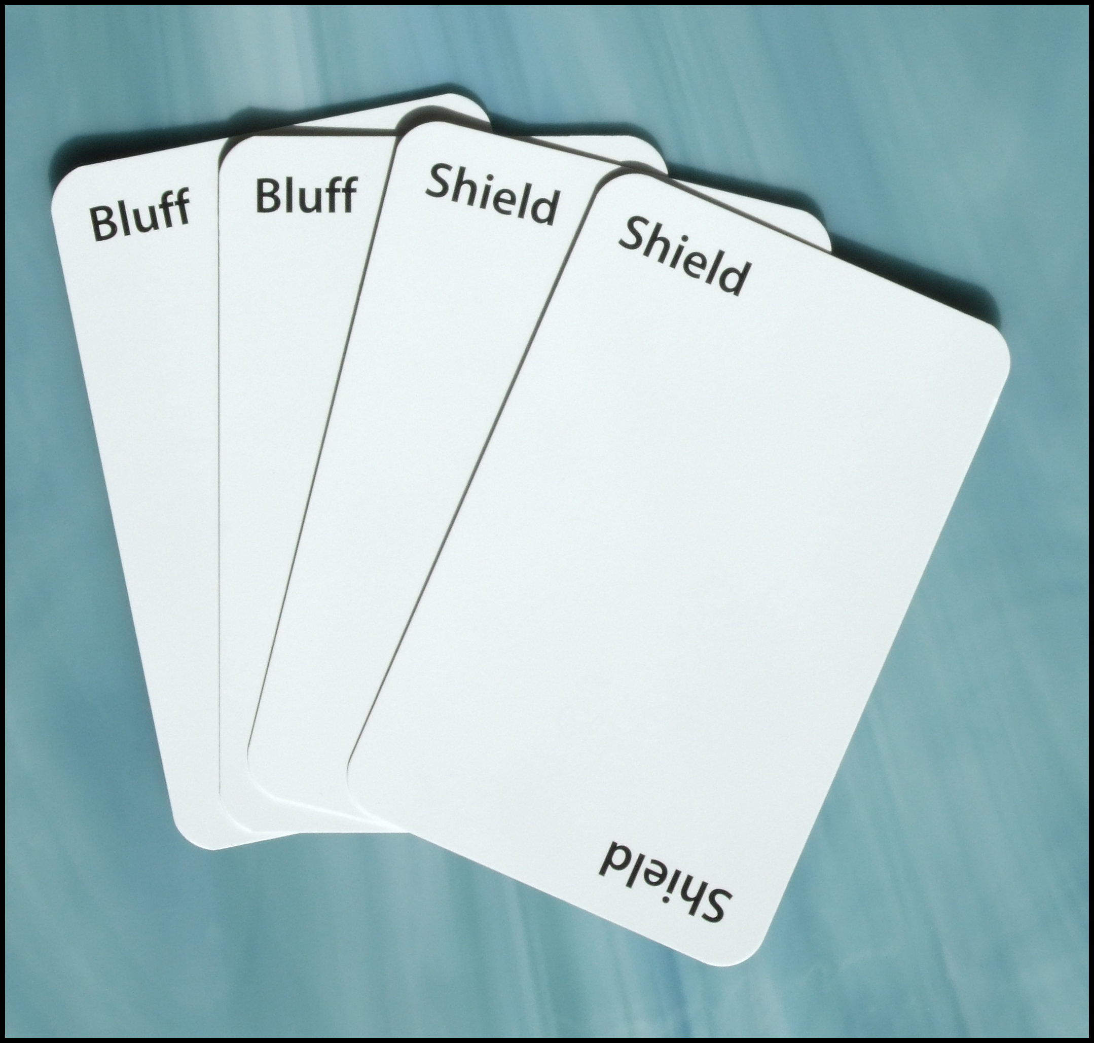 Termination Incorporated - Bluff And Shield Cards