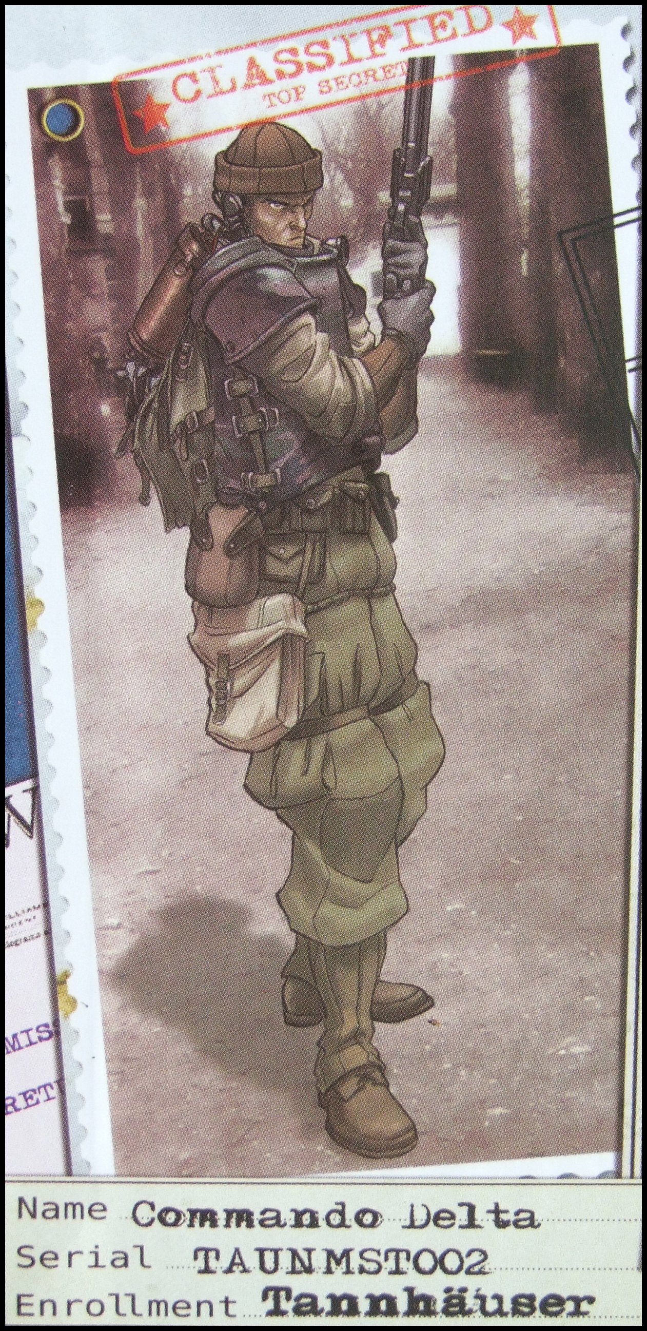Tannhauser - Character Card, Commando Delta