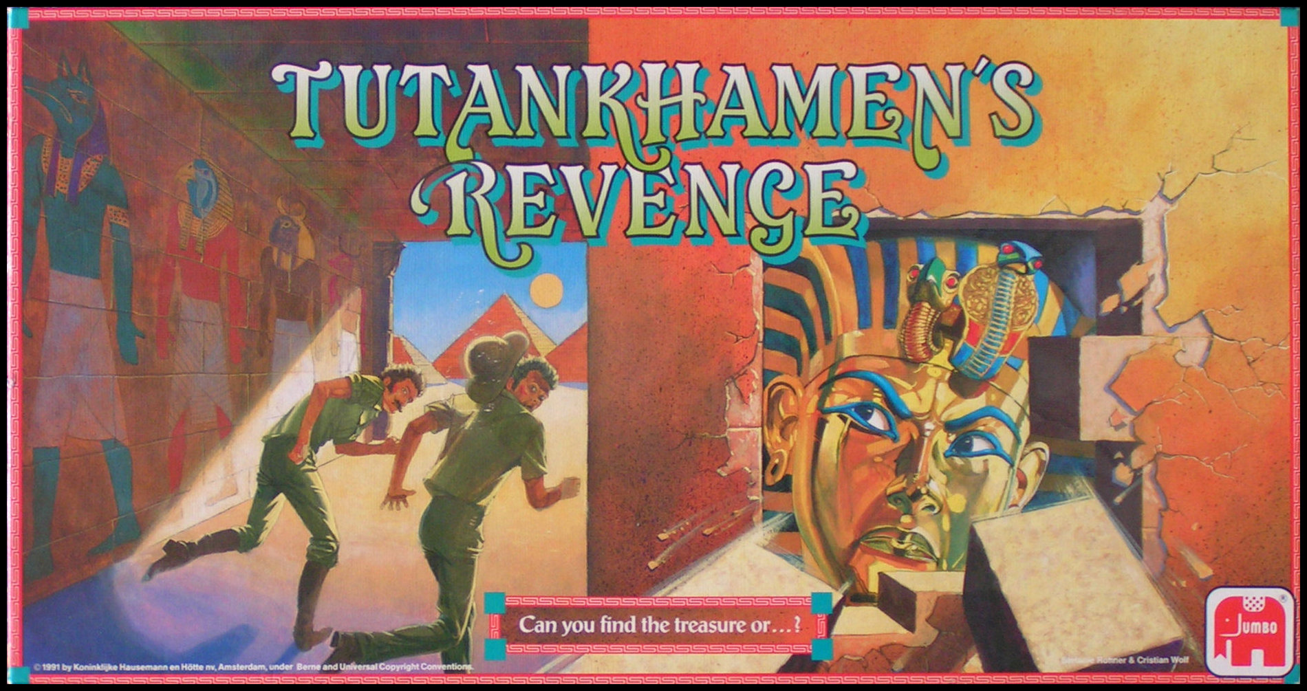 Tutankhamen's Revenge - The Front Of The Box