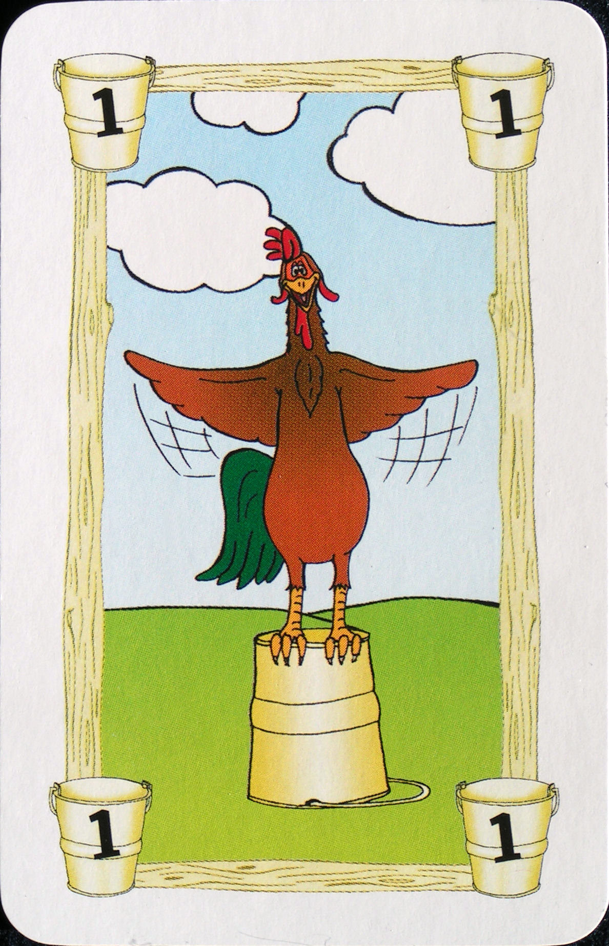 Alles Im Eimer - Chicken Card