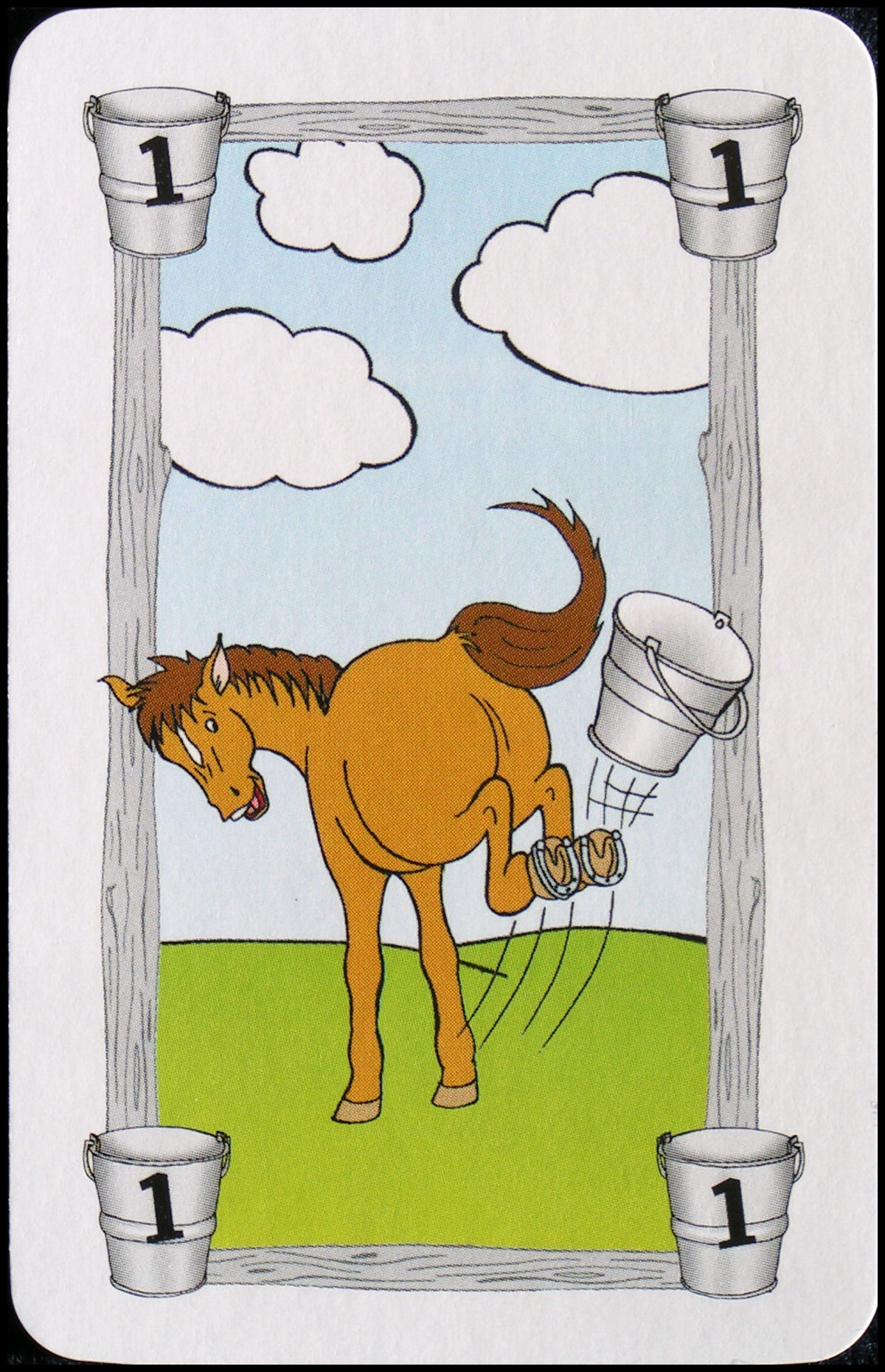 Alles Im Eimer - Horse Card