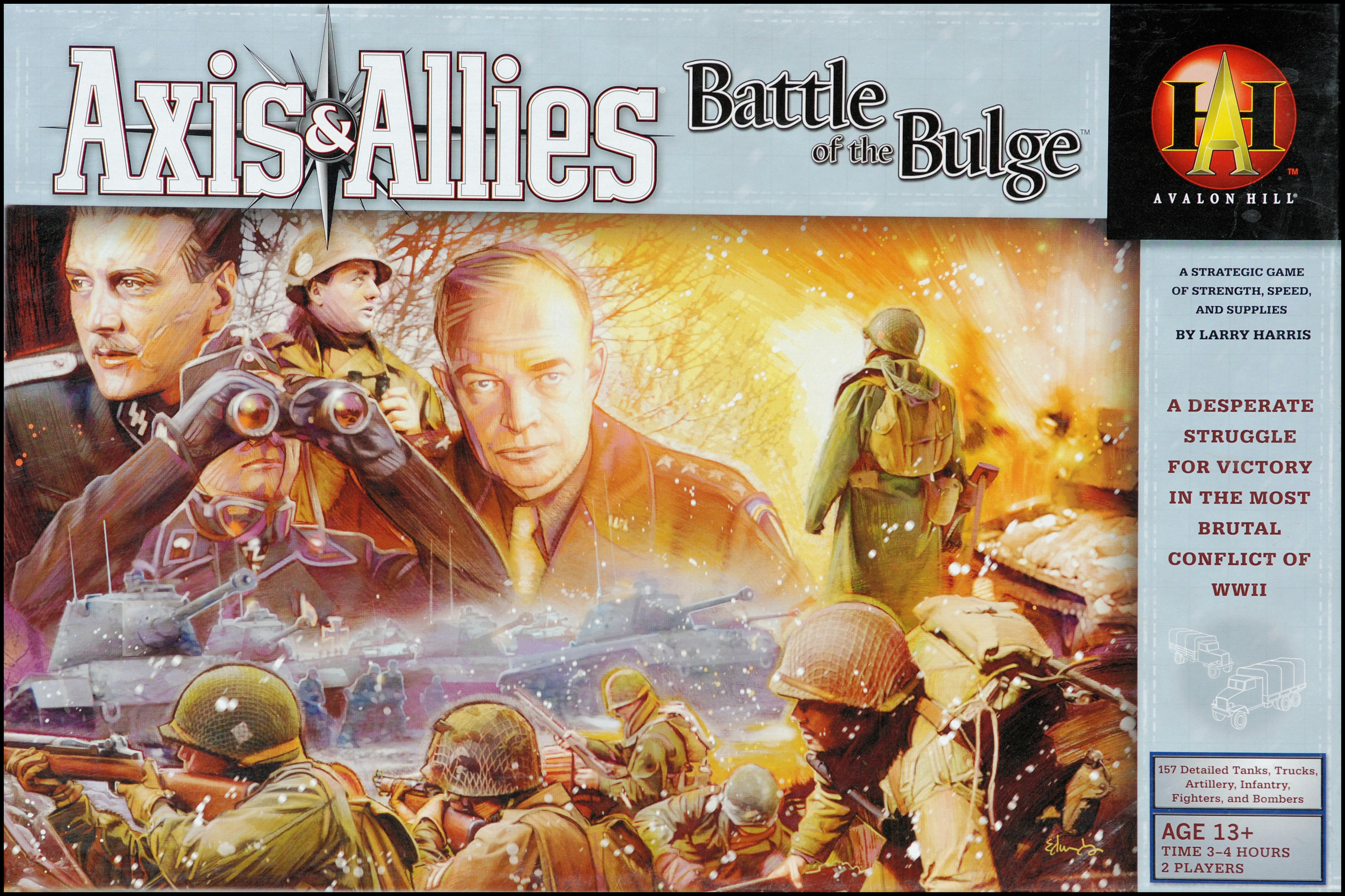 Axis & Allies: Battle Of The Bulge - Box Front