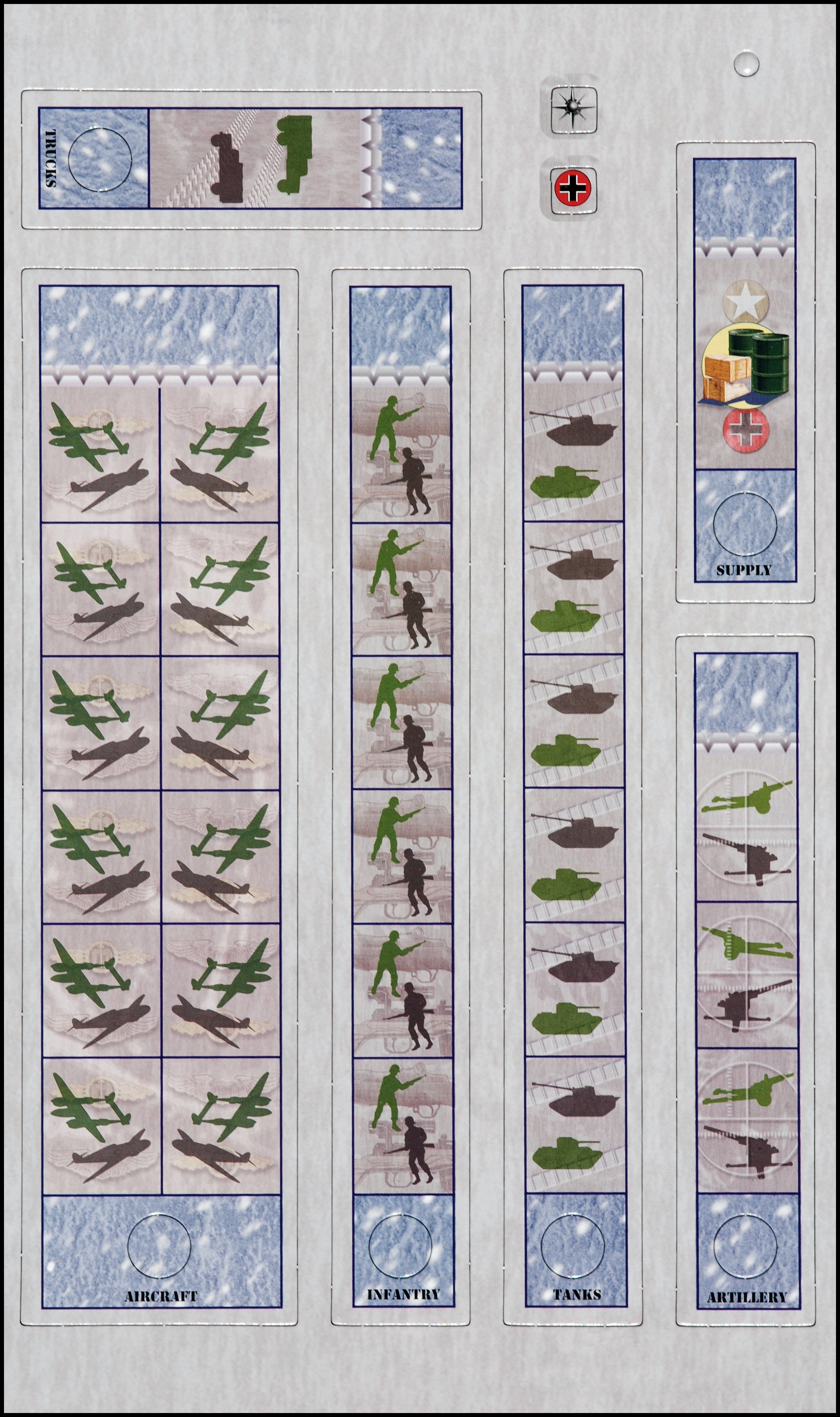 Axis & Allies: Battle Of The Bulge - Tileset 3 Front