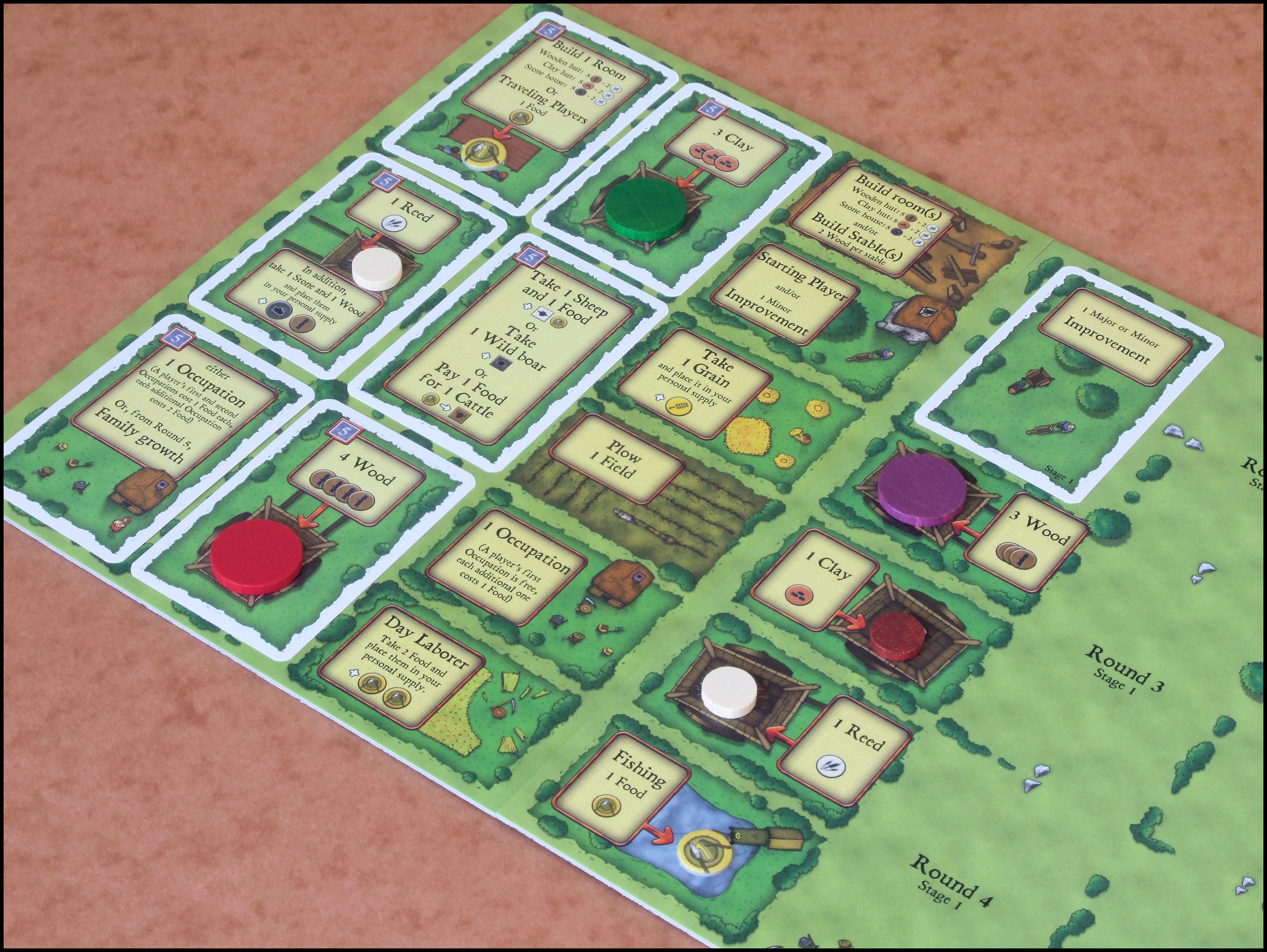 Agricola - 1st Turn 3rd Action
