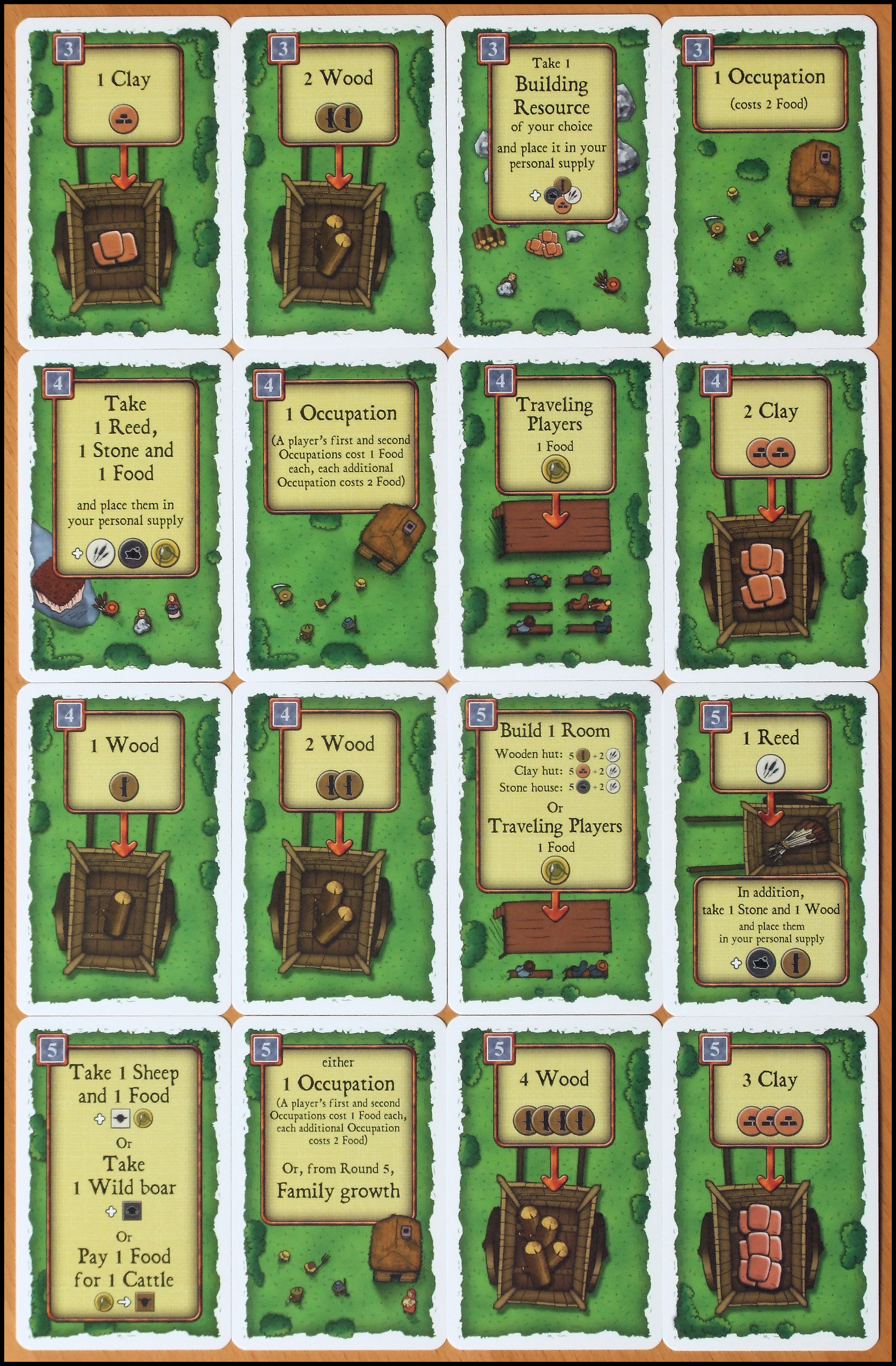 Agricola - Additional Action Cards (Z-Man Games Edition)