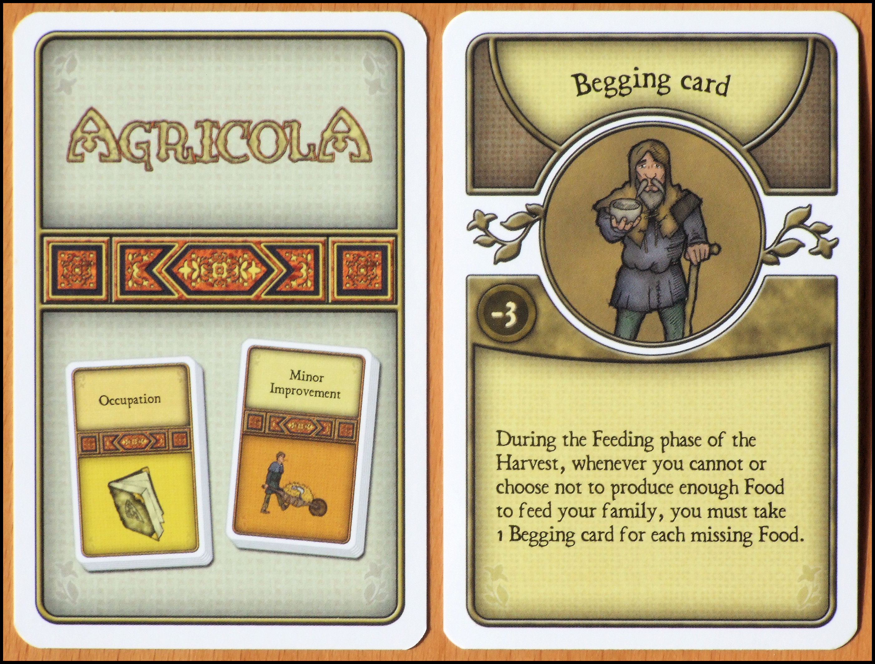 Agricola - Begging Card (Z-Man Games Edition)