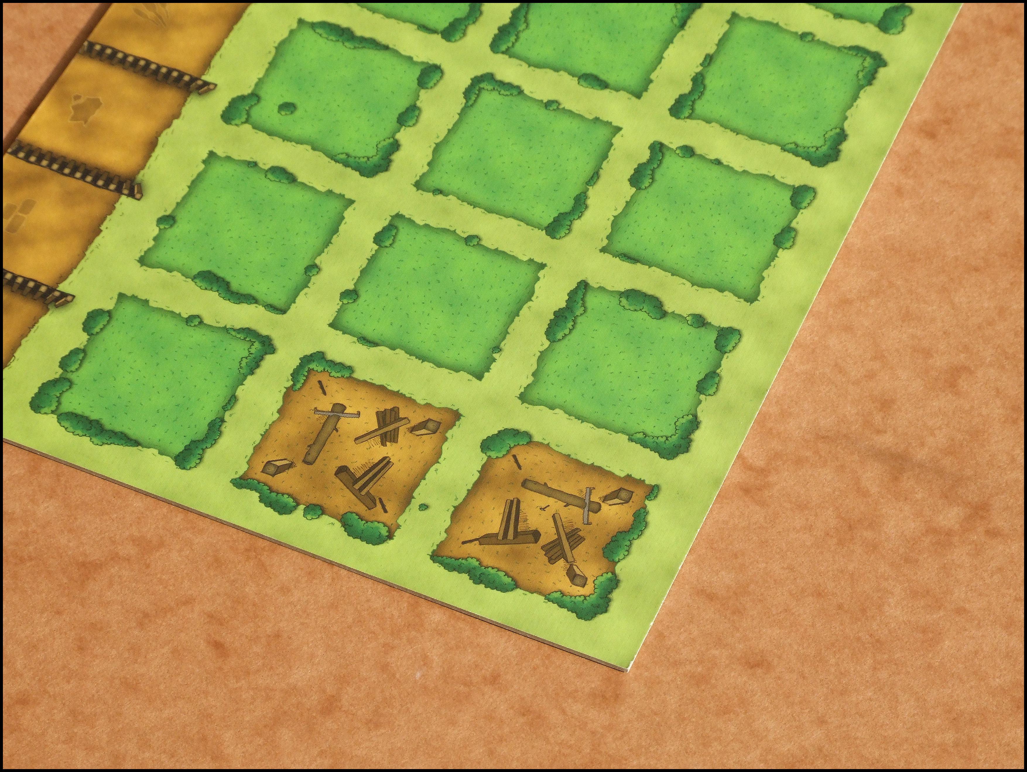 Agricola - Empty Player Board