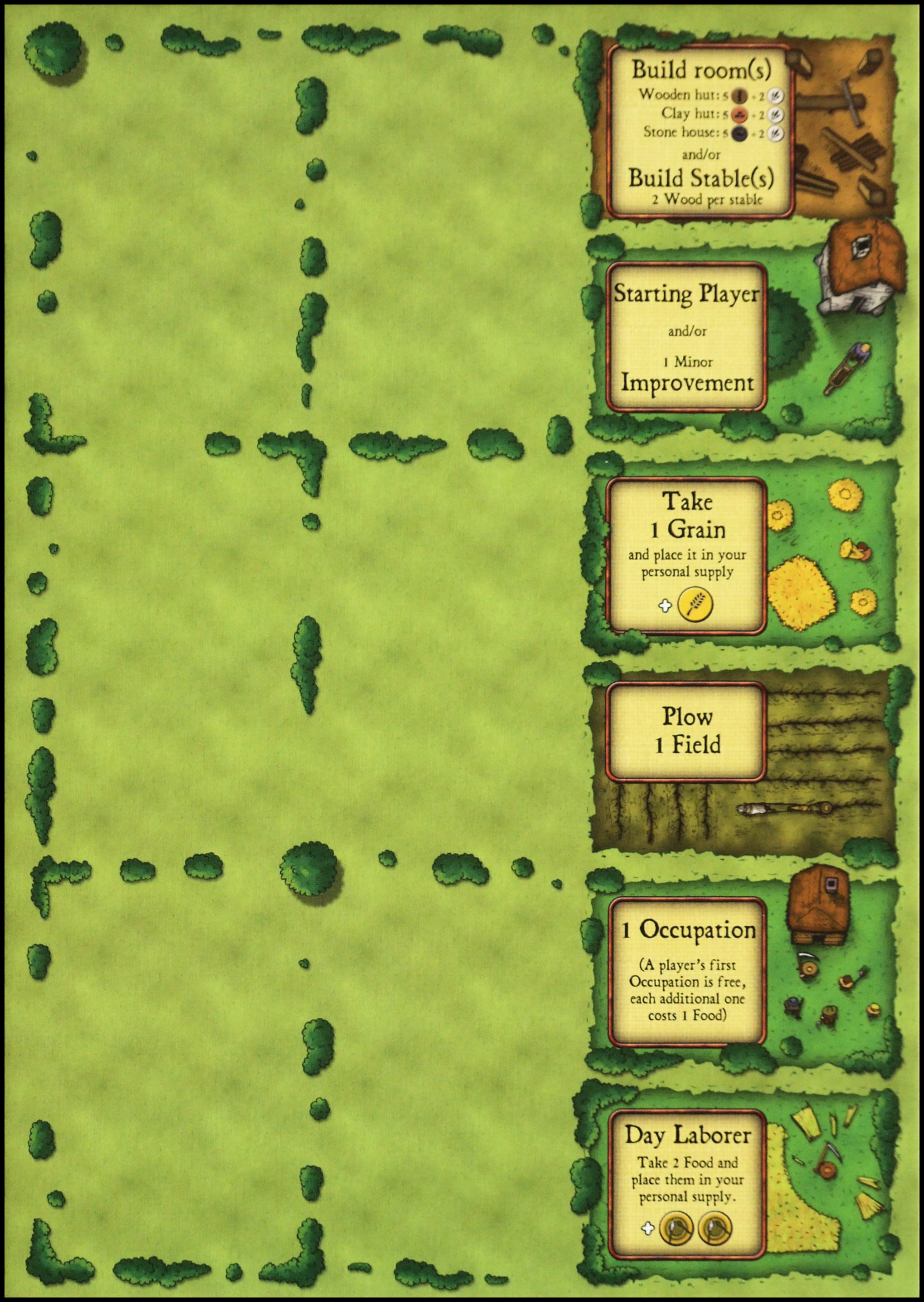 Agricola - Gameboard 1 (Z-Man Games Edition)