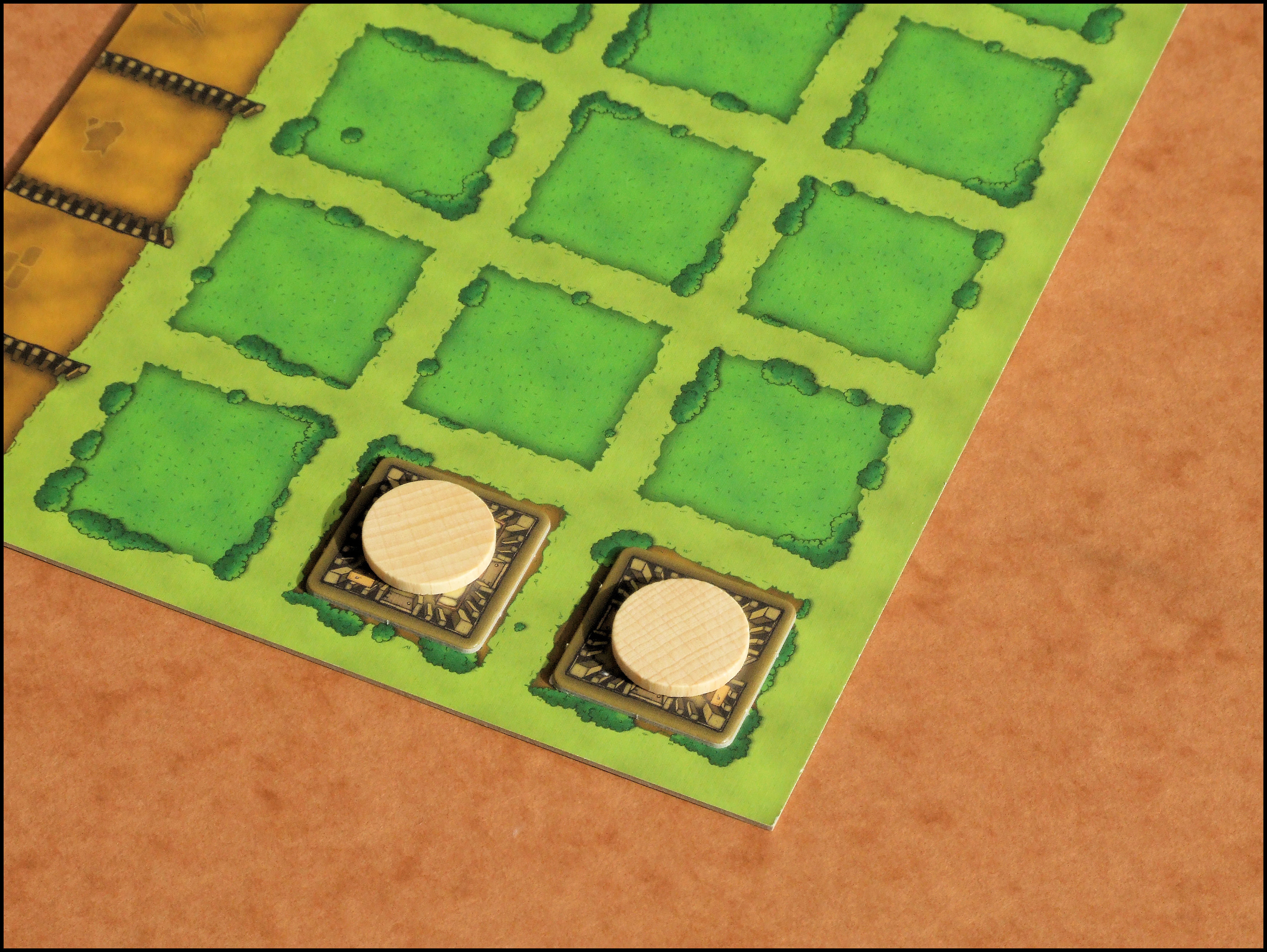 Agricola - Initial Player Buildings And People
