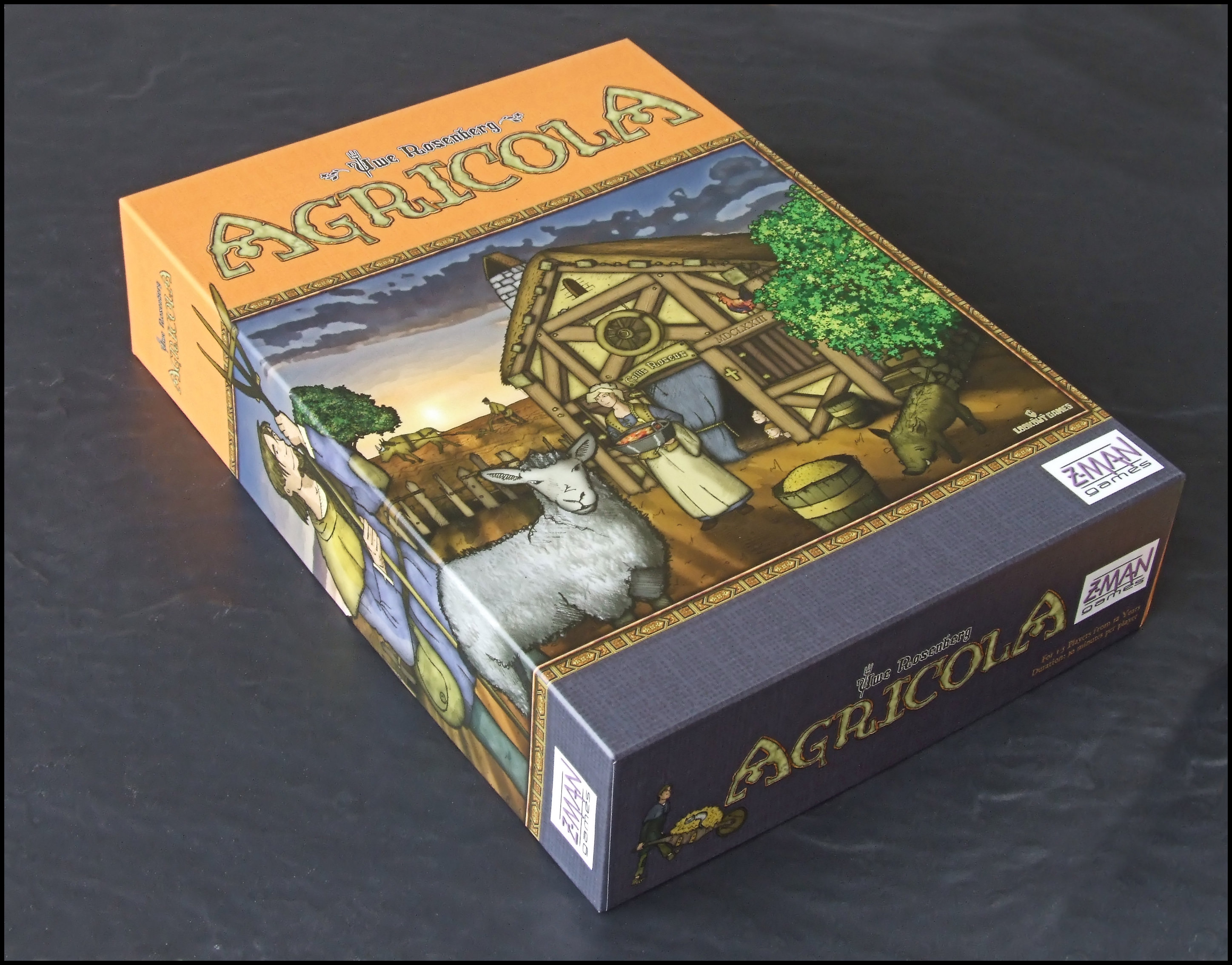 Agricola - Box, Isometric View (Z-Man Games)