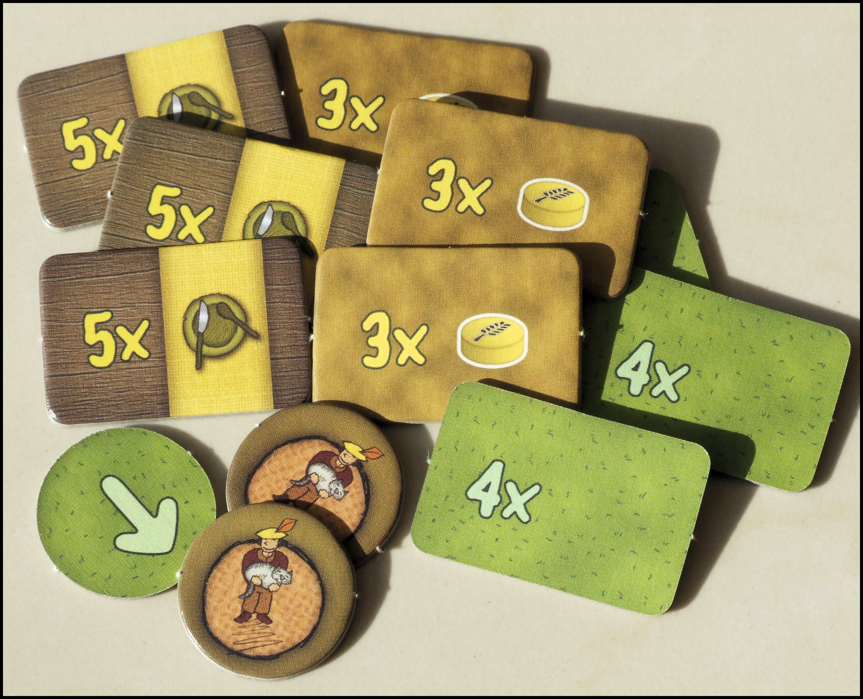 Agricola - Multiplication Markers (Z-Man Games Edition)