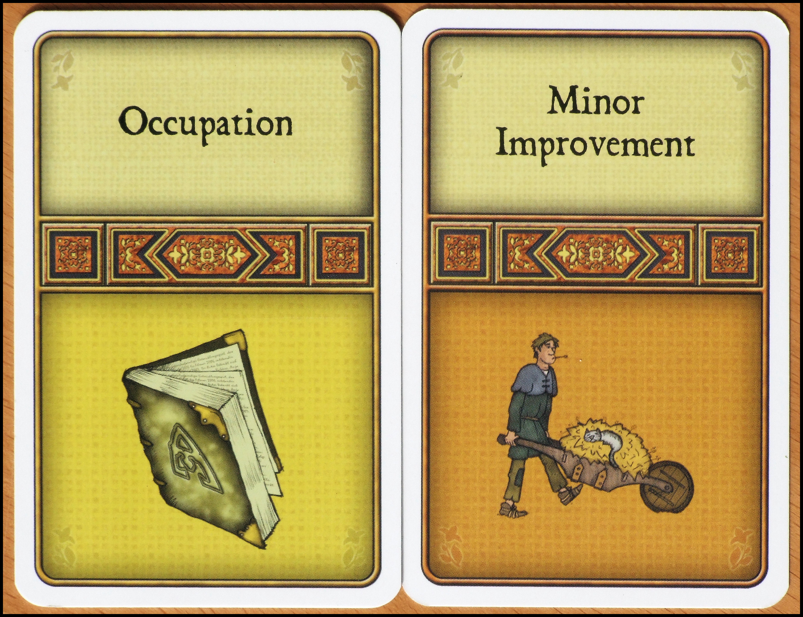 Agricola - Occupation And Minor Improvement Card Backs (Z-Man Games Edition)