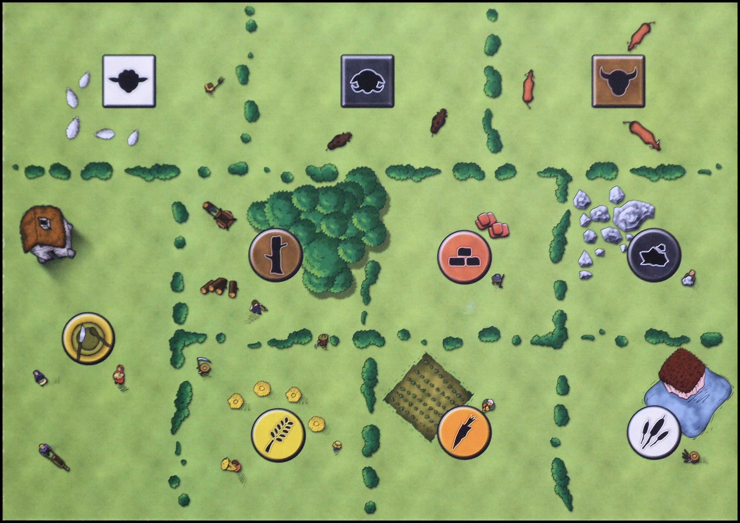 Agricola - Supply Board (Z-Man Games Edition)