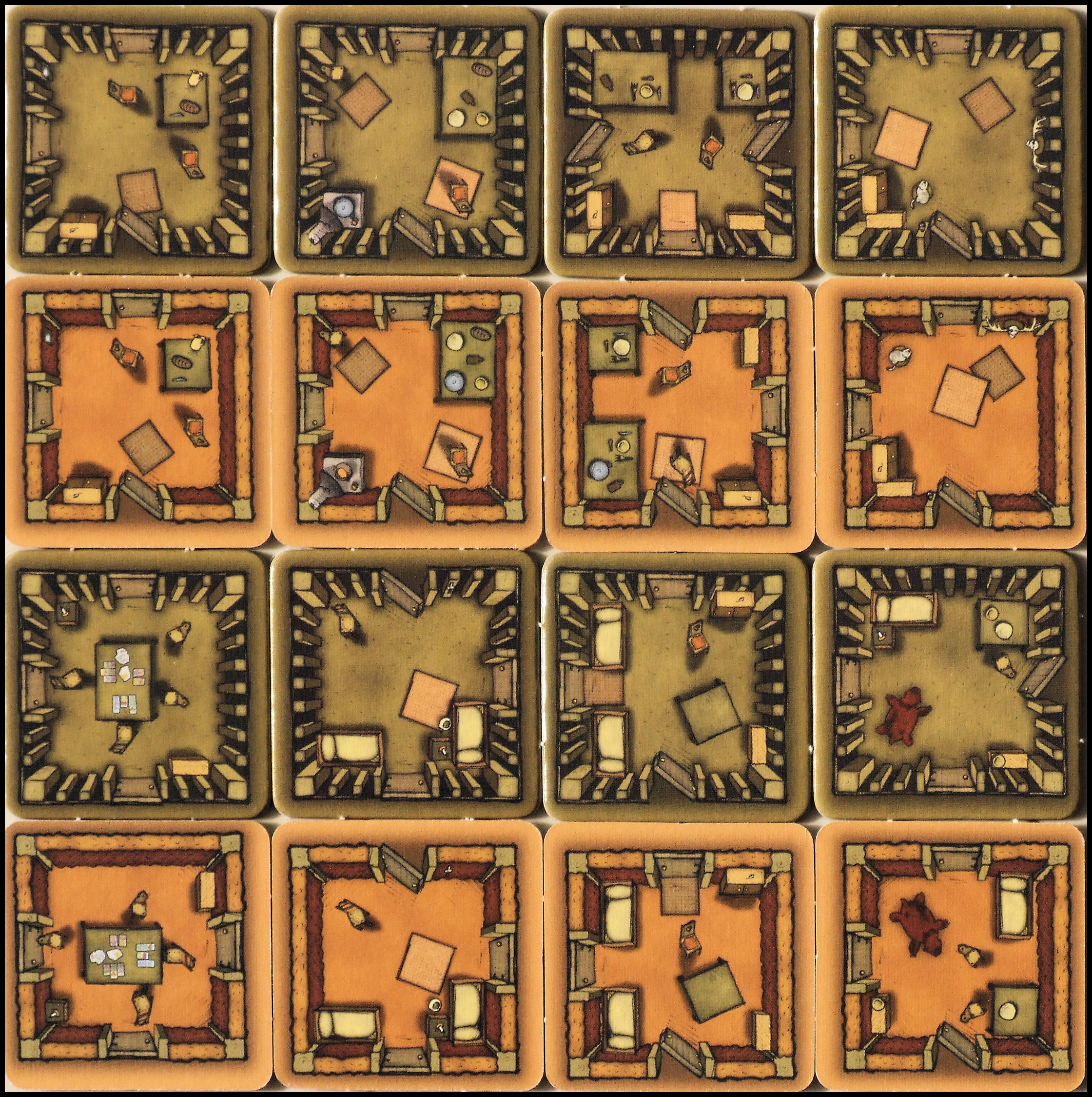 Agricola - Wood And Clay Buildings (Z-Man Games Edition)