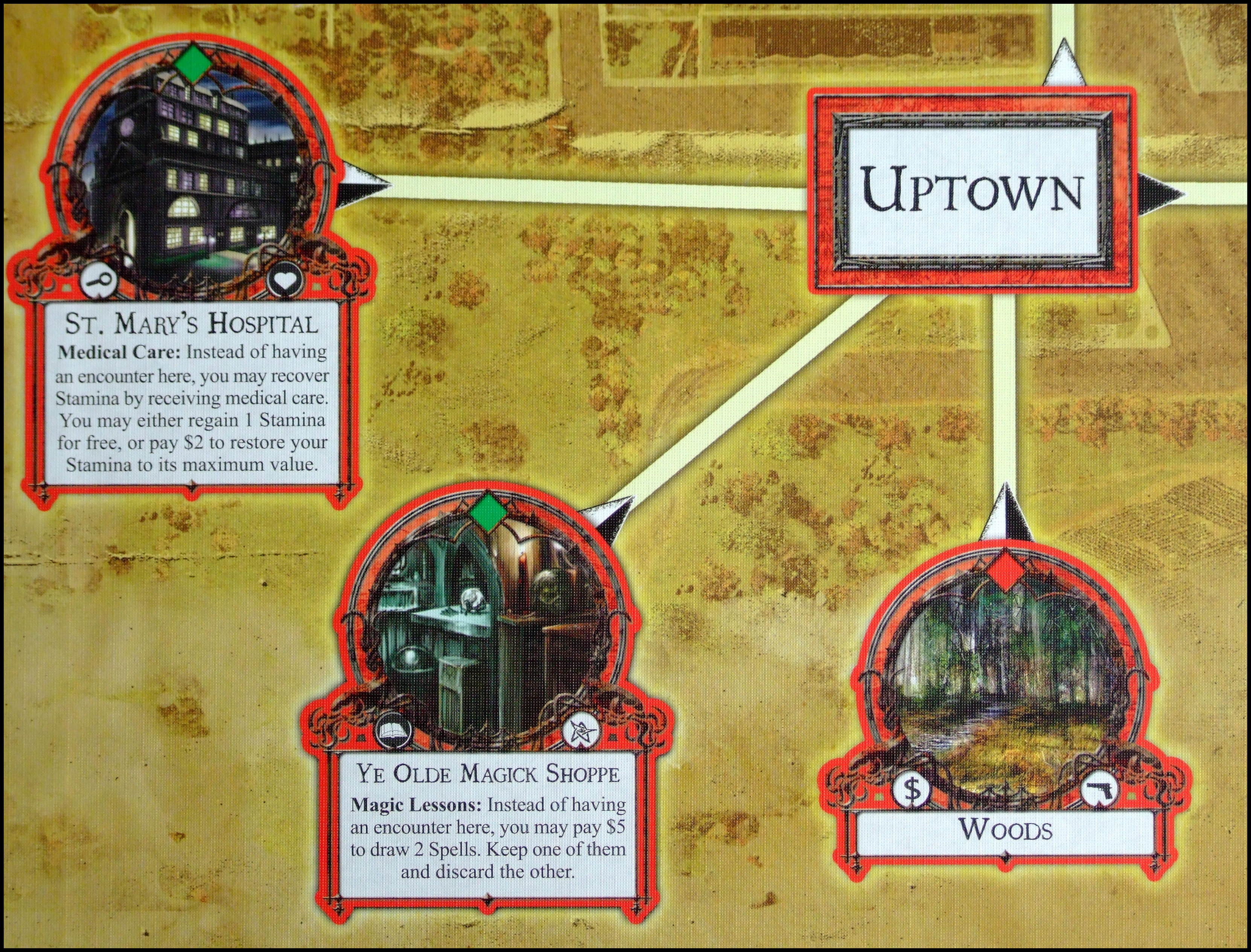 Arkham Horror - Uptown Area