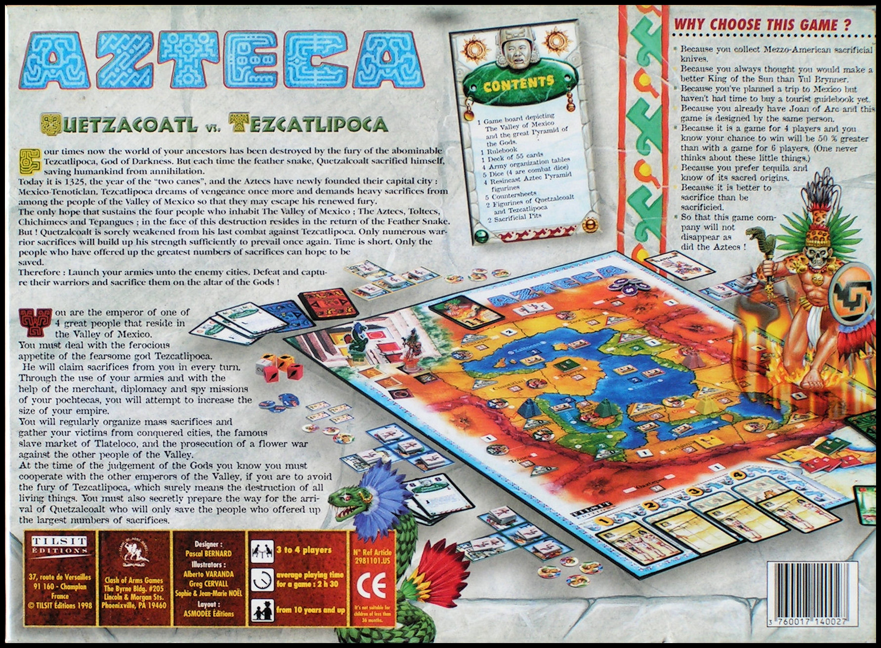 Azteca - Box Back
