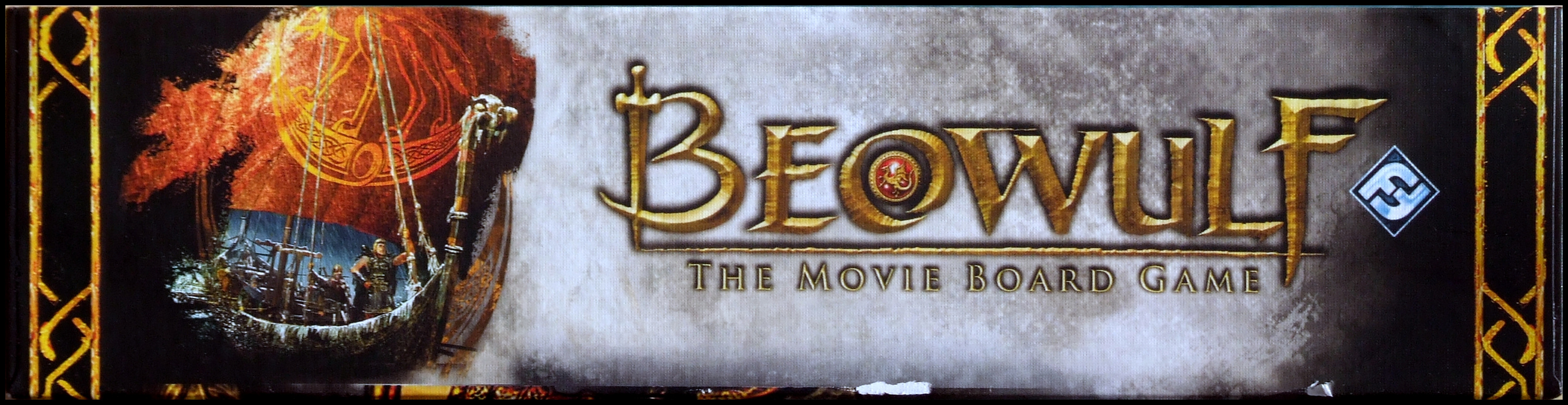 Beowulf: The Movie Board Game - Box Side 1