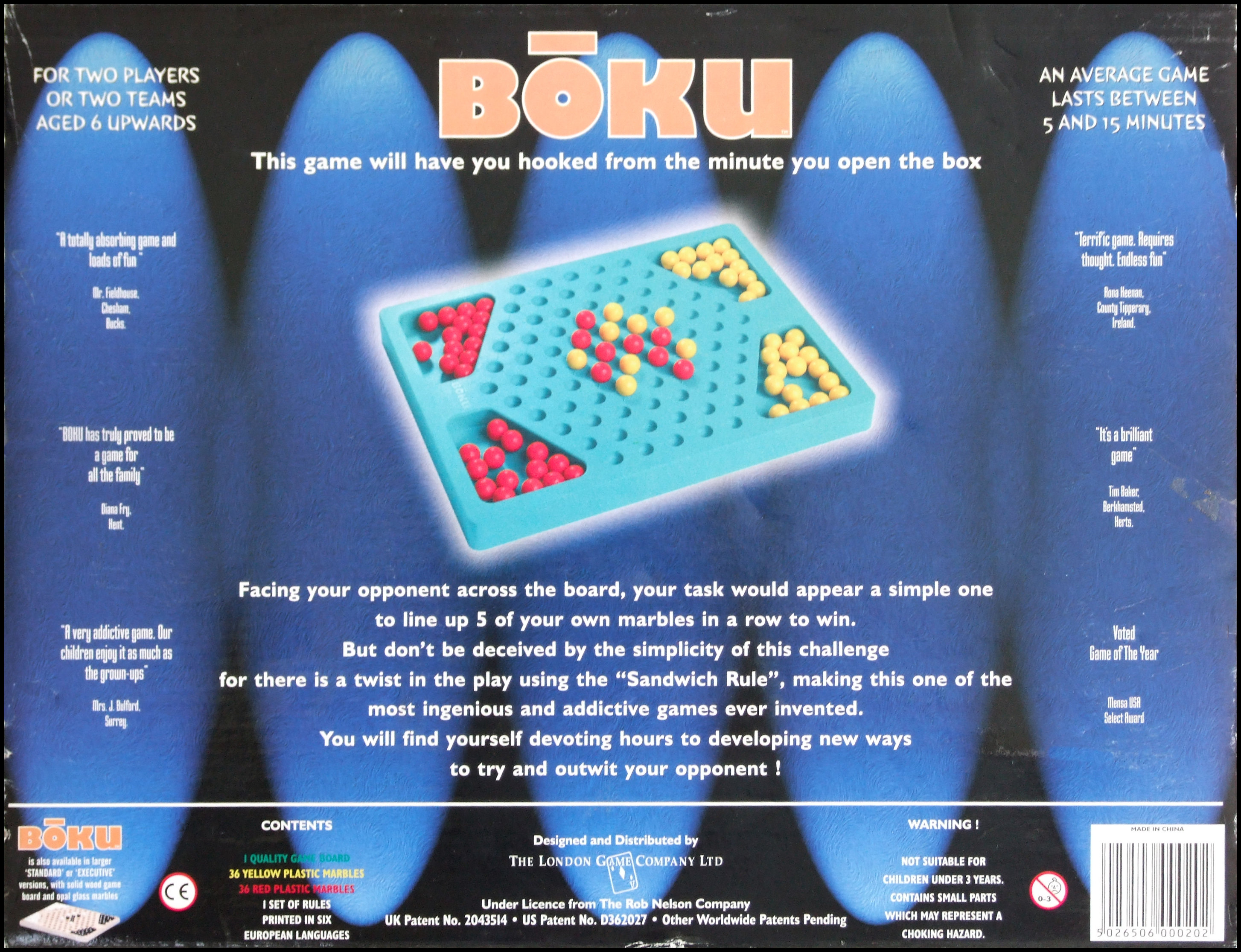 Boku - Box Back