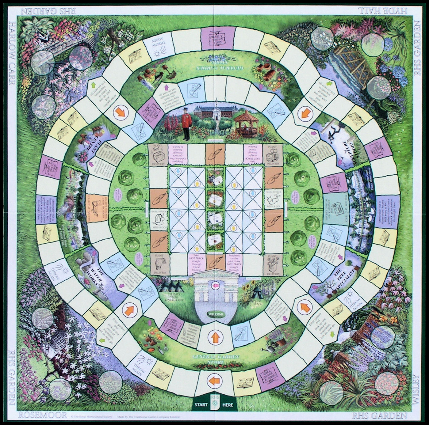 The Chelsea Flower Show Game - Game Board
