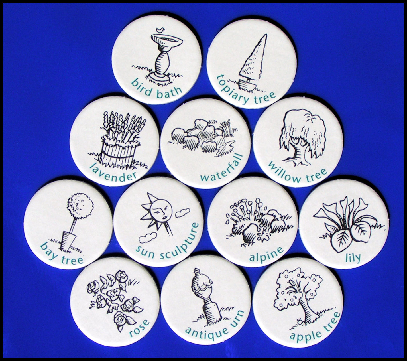 The Chelsea Flower Show Game - Inspiration Tokens