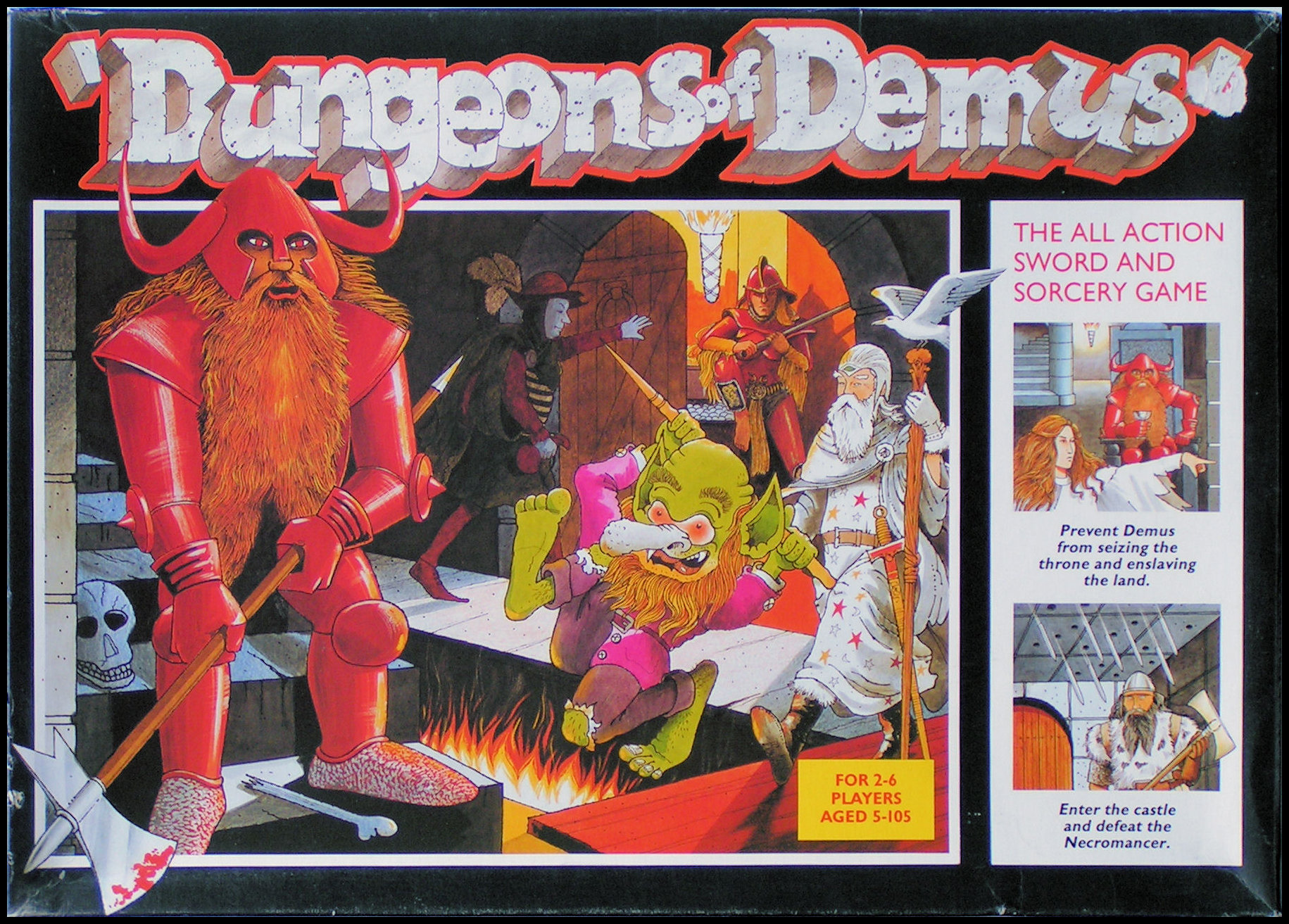 Dungeons Of Demus - Box Front