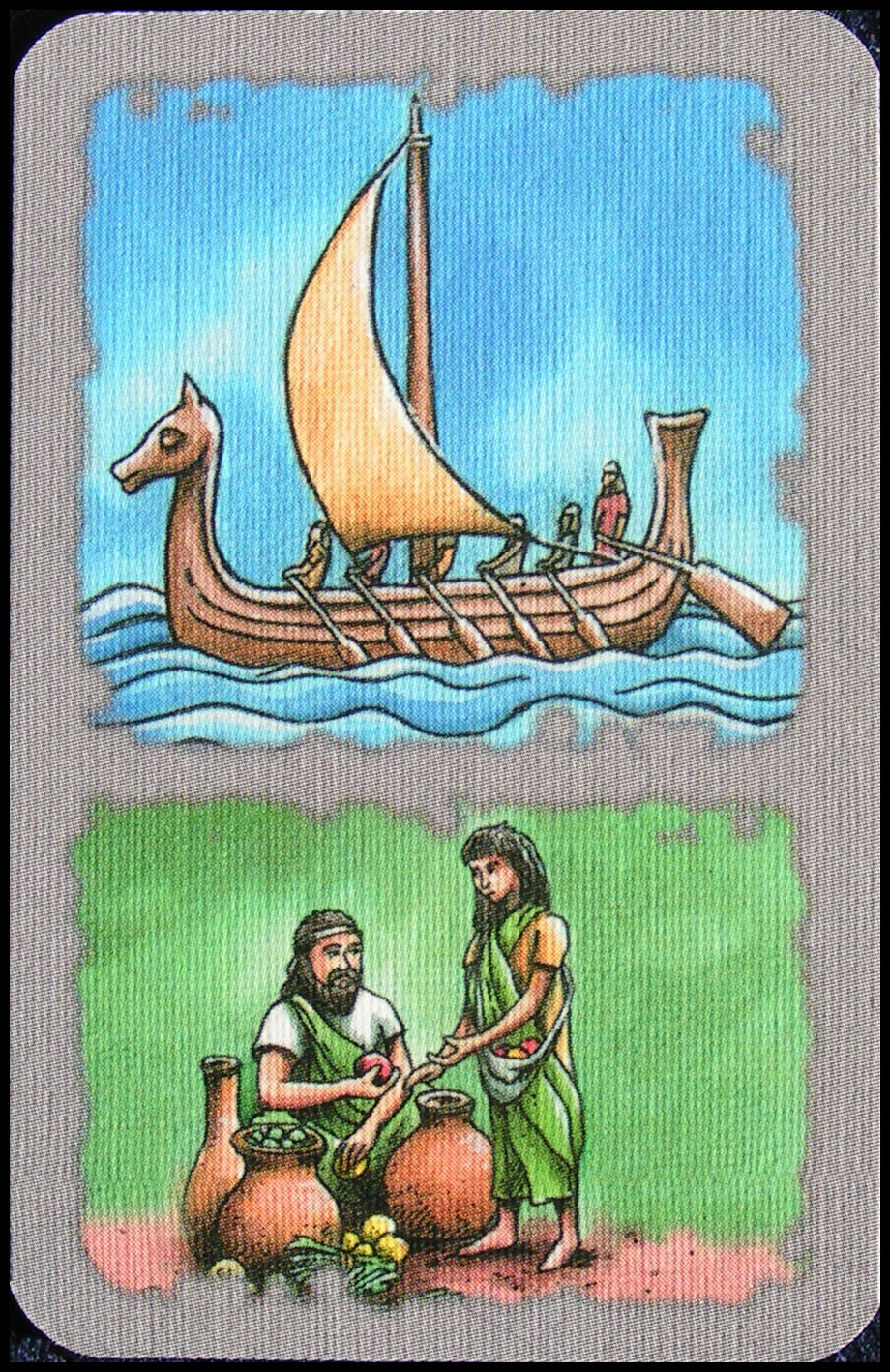 Euphrates & Tigris: Contest Of Kings - Green Ship Card