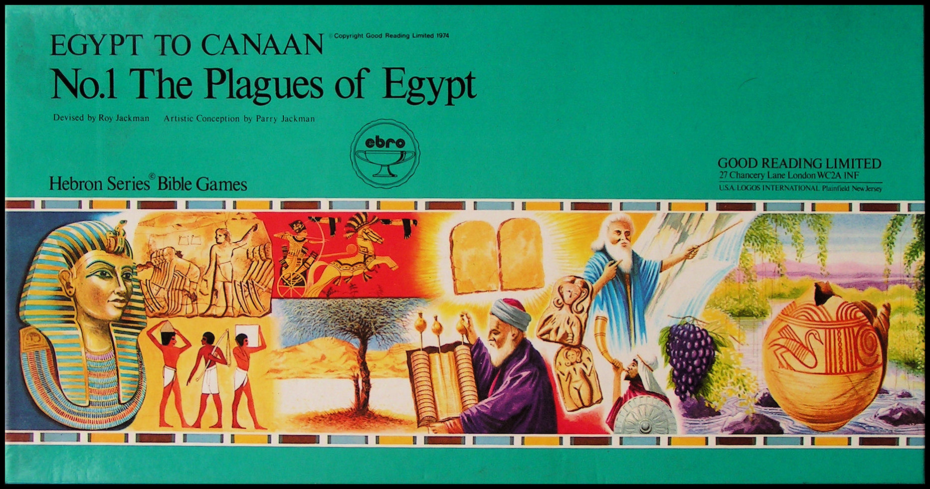 Egypt To Canaan No. 1 The Plagues Of Egypt - Box Front