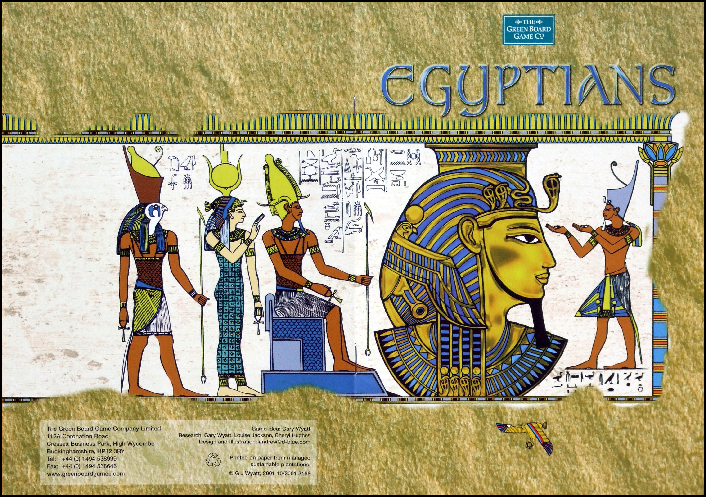Egyptians - Rulebook Cover