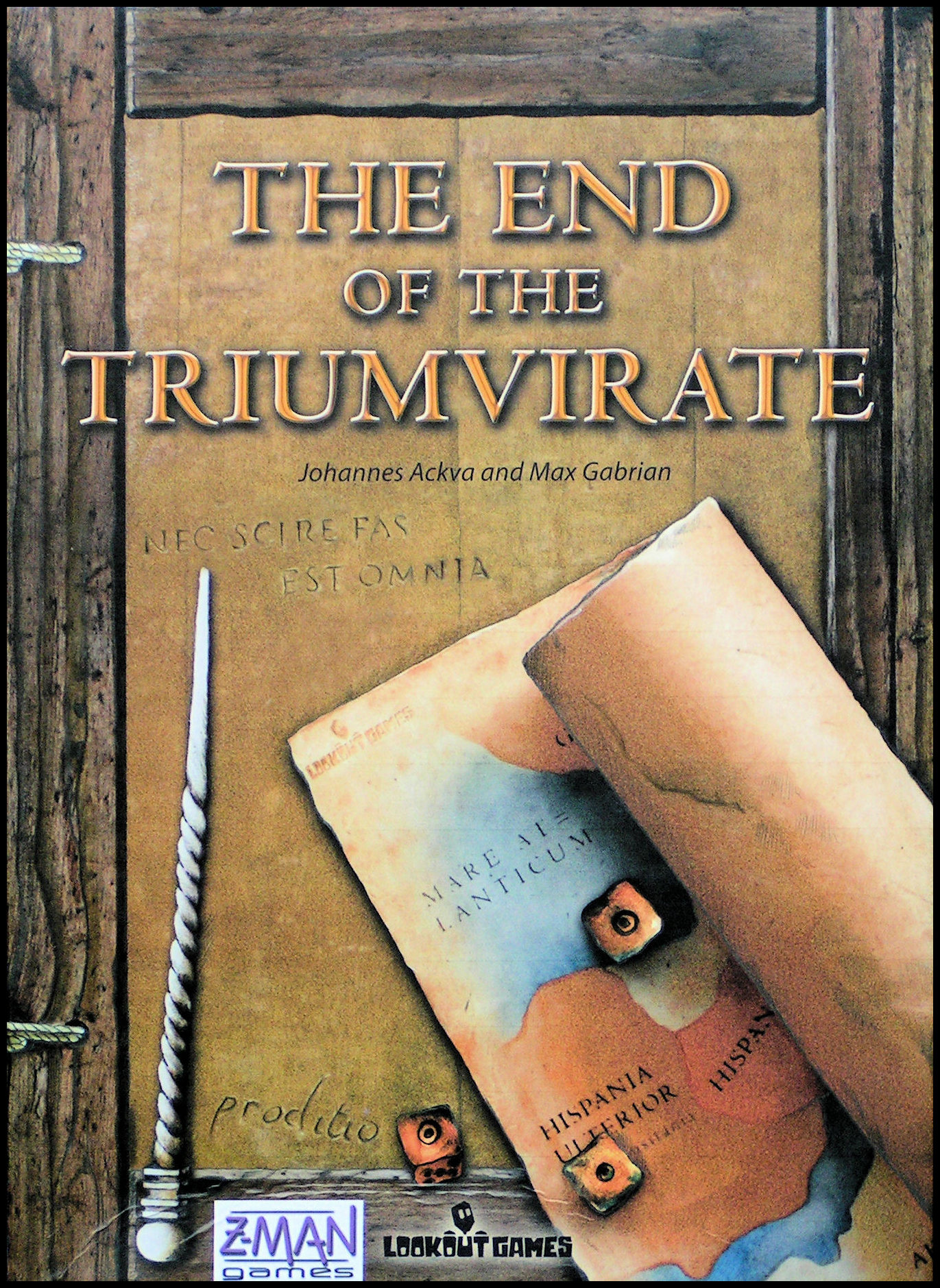 The End Of The Triumvirate - Box Front