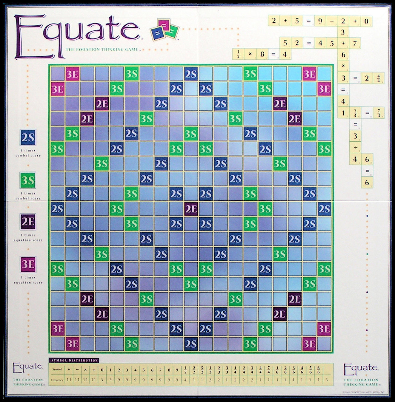 Equate - Game Board