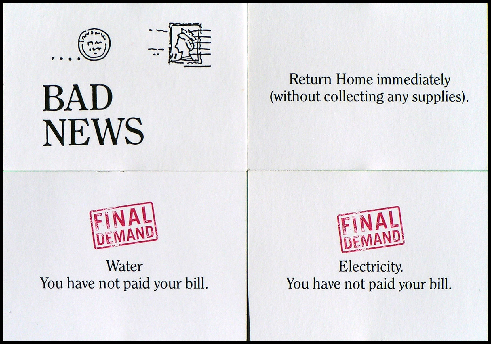 Final Demand - Bad News Cards