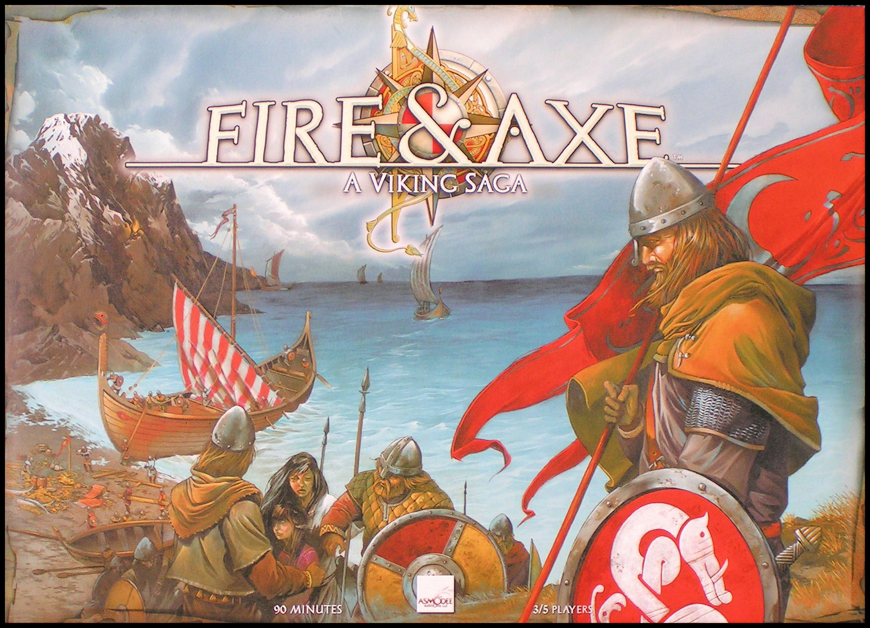 Fire & Axe: A Viking Saga - Box Front